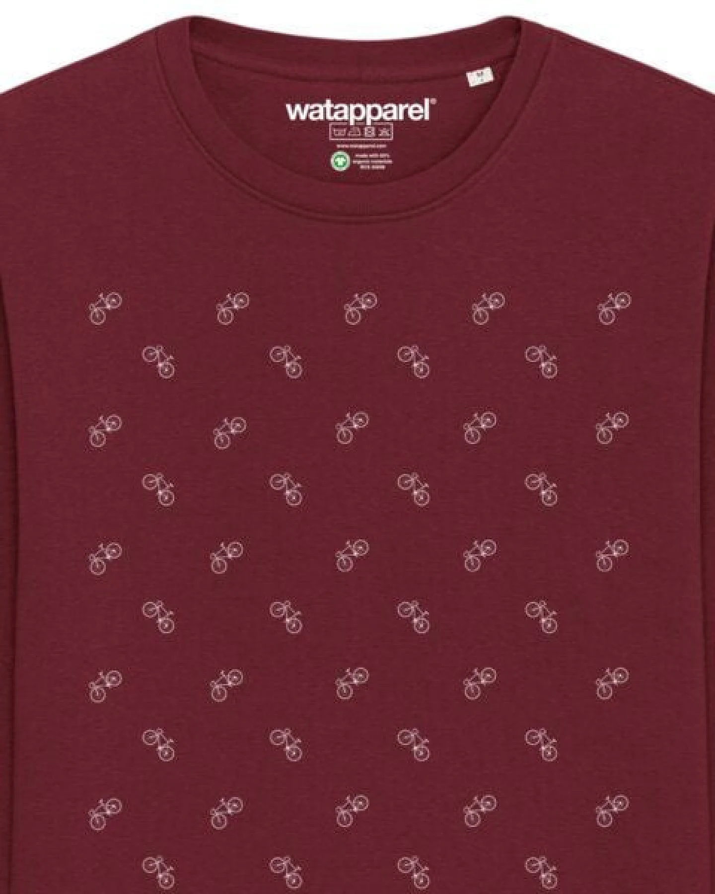watapparel Sweatshirt Unisex Fahrräder – Ansicht 3