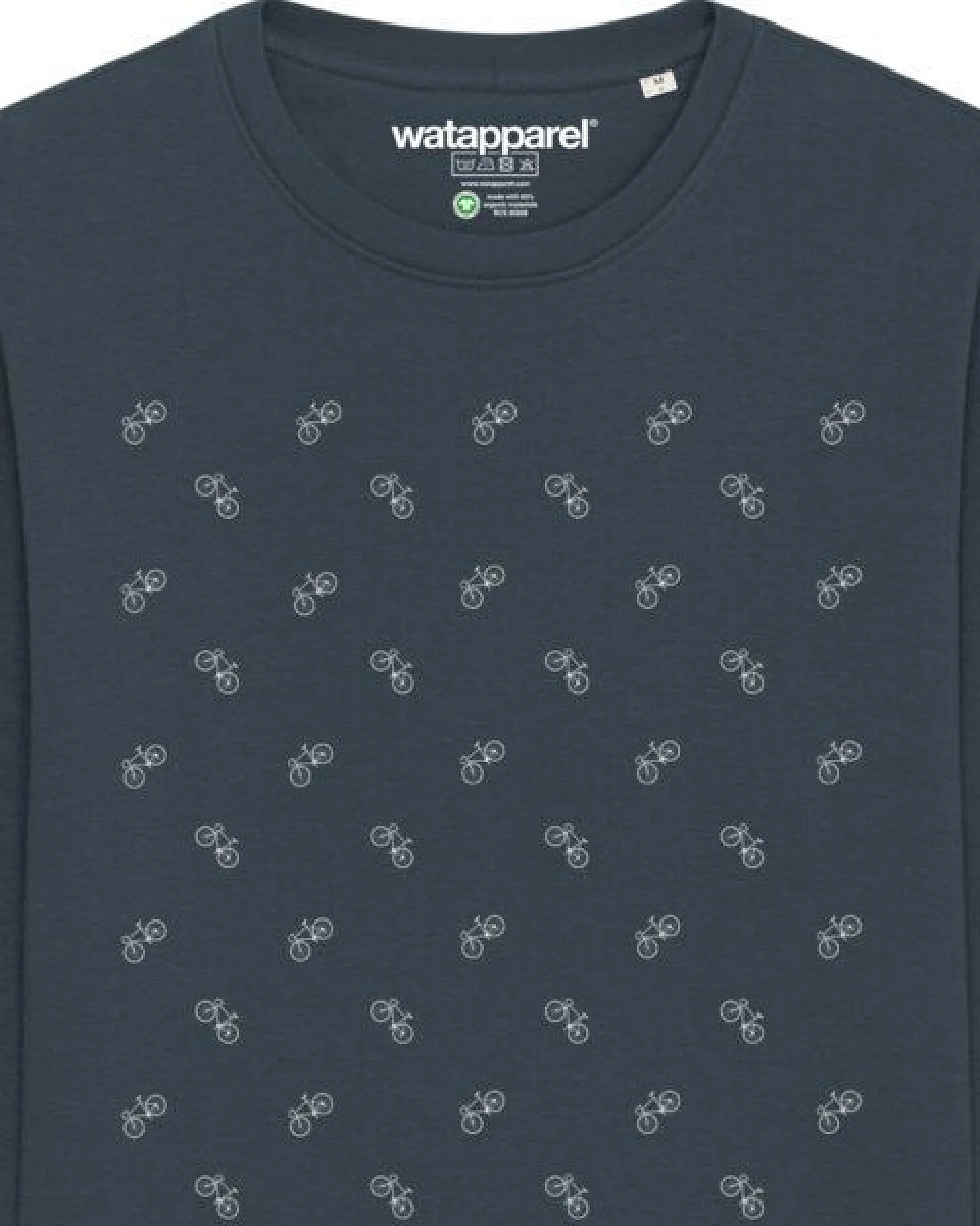 watapparel Sweatshirt Unisex Fahrräder – Ansicht 3