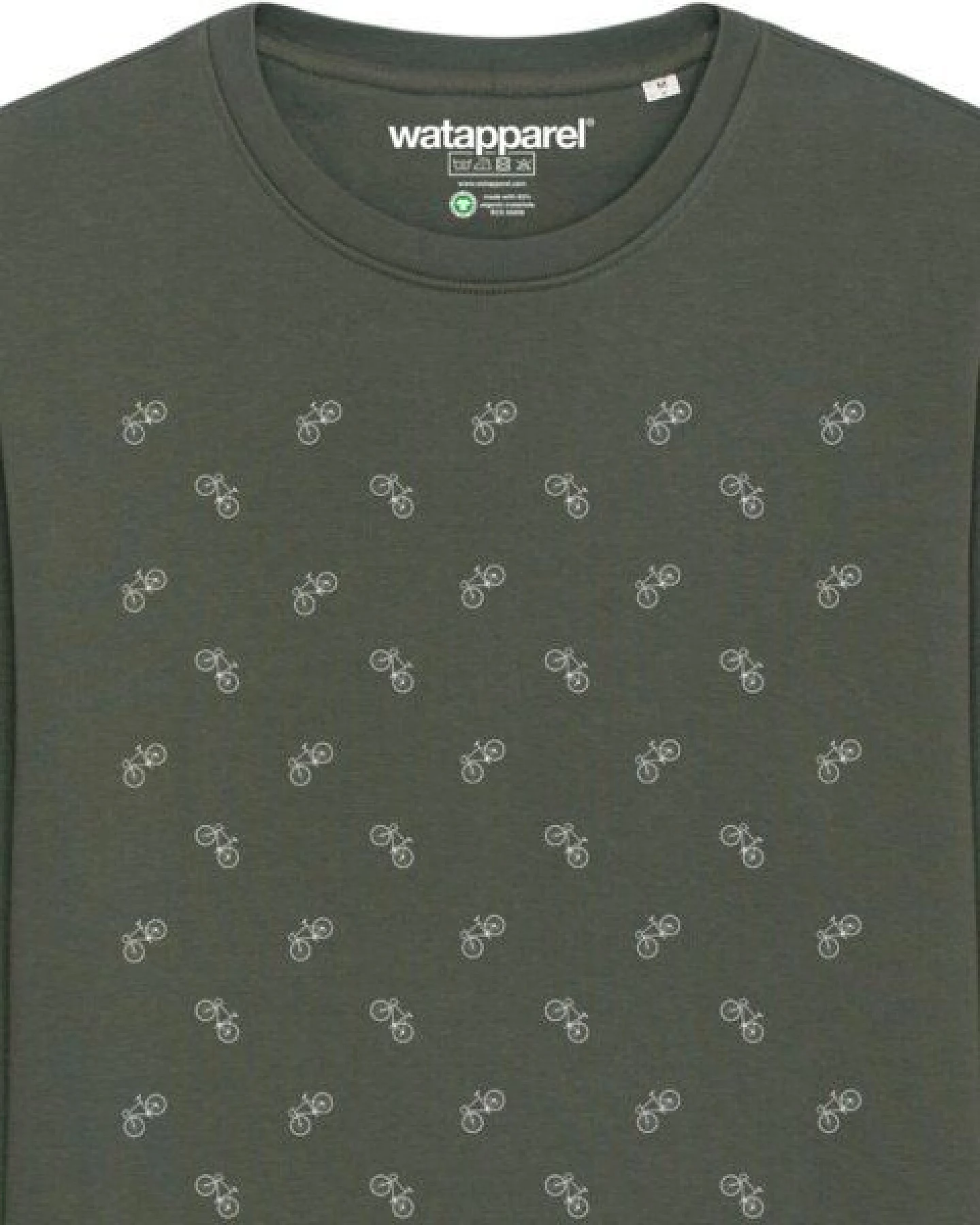 watapparel Sweatshirt Unisex Fahrräder – Ansicht 3