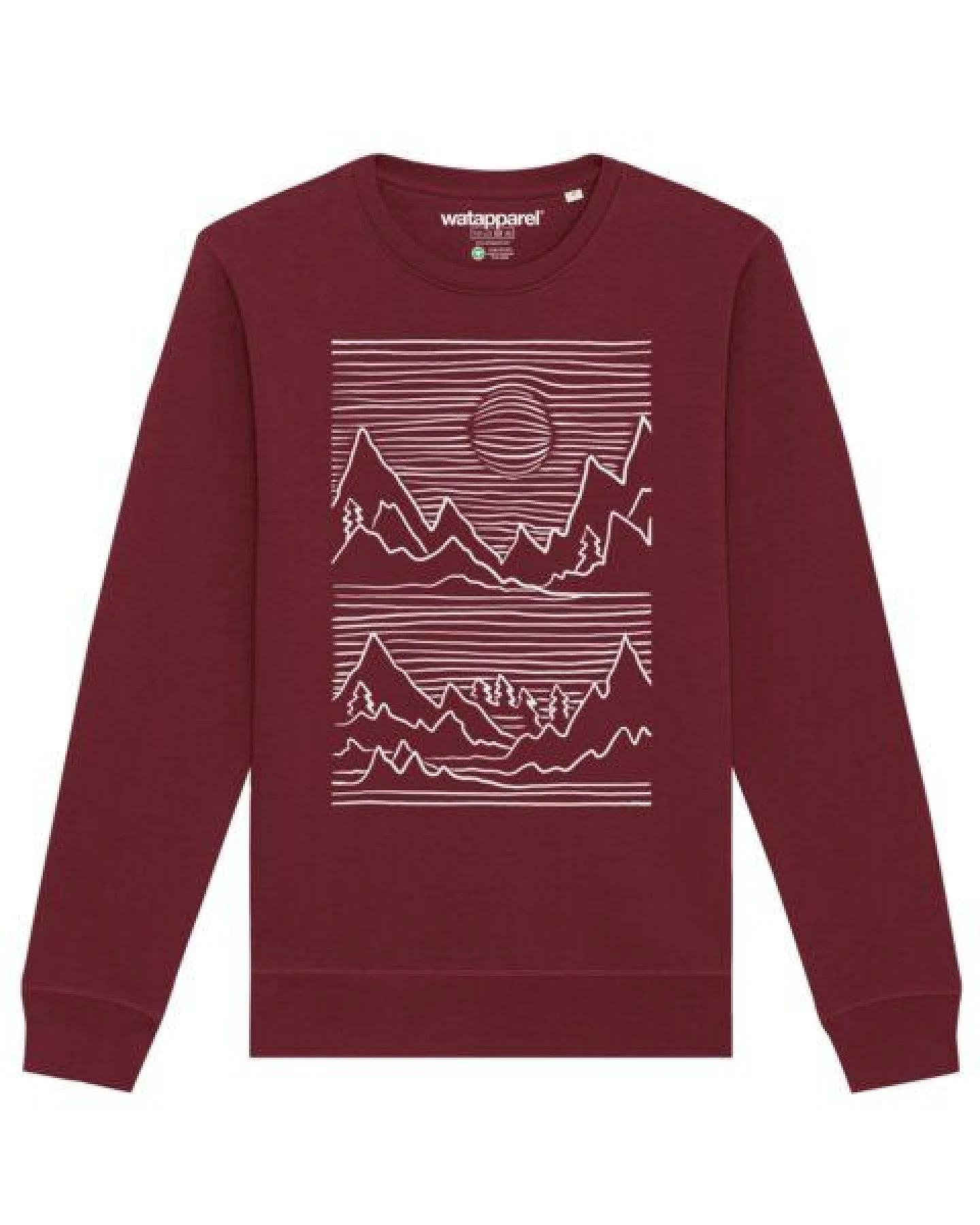 watapparel Sweatshirt Unisex Mountains – Ansicht 2