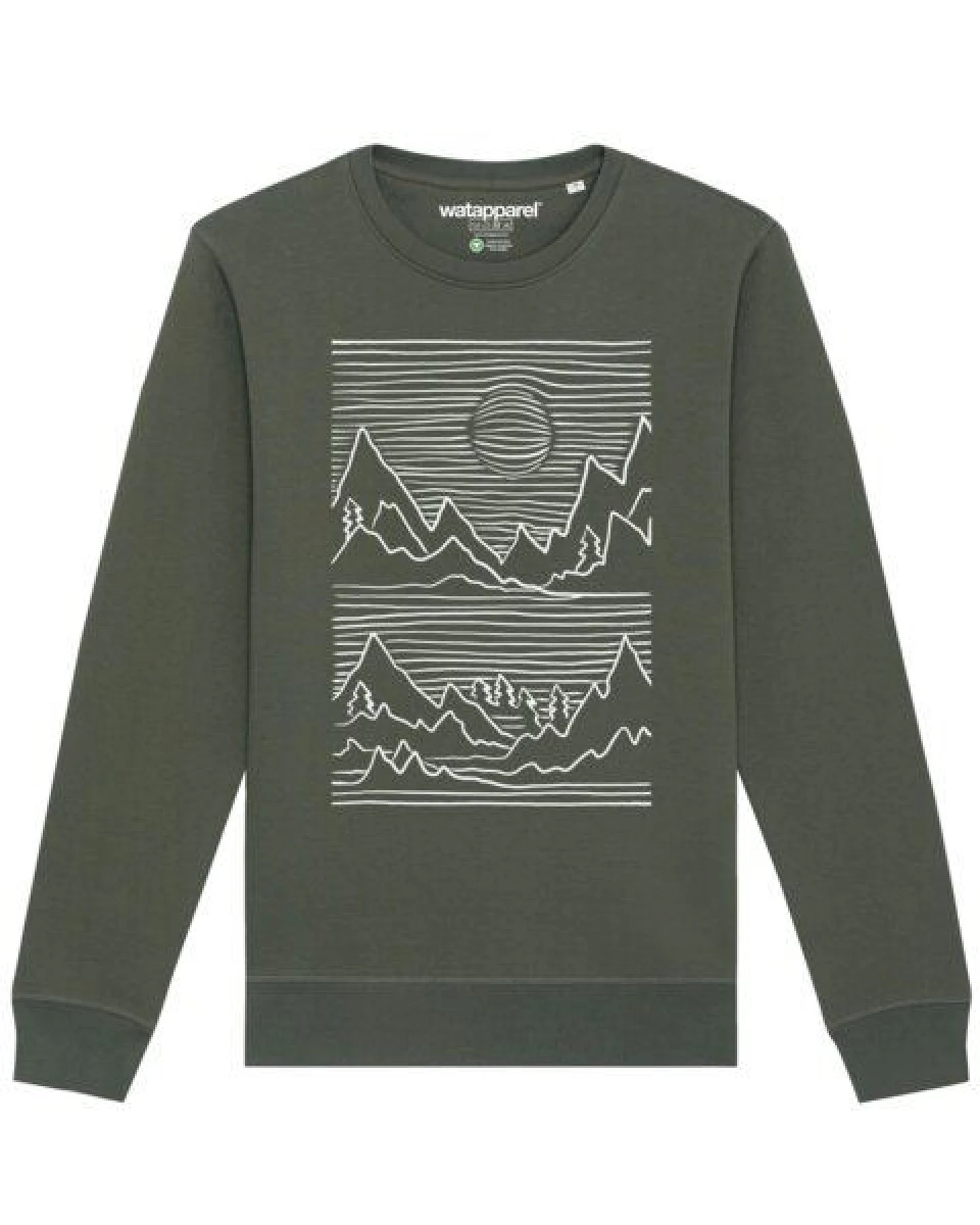 watapparel Sweatshirt Unisex Mountains – Ansicht 2