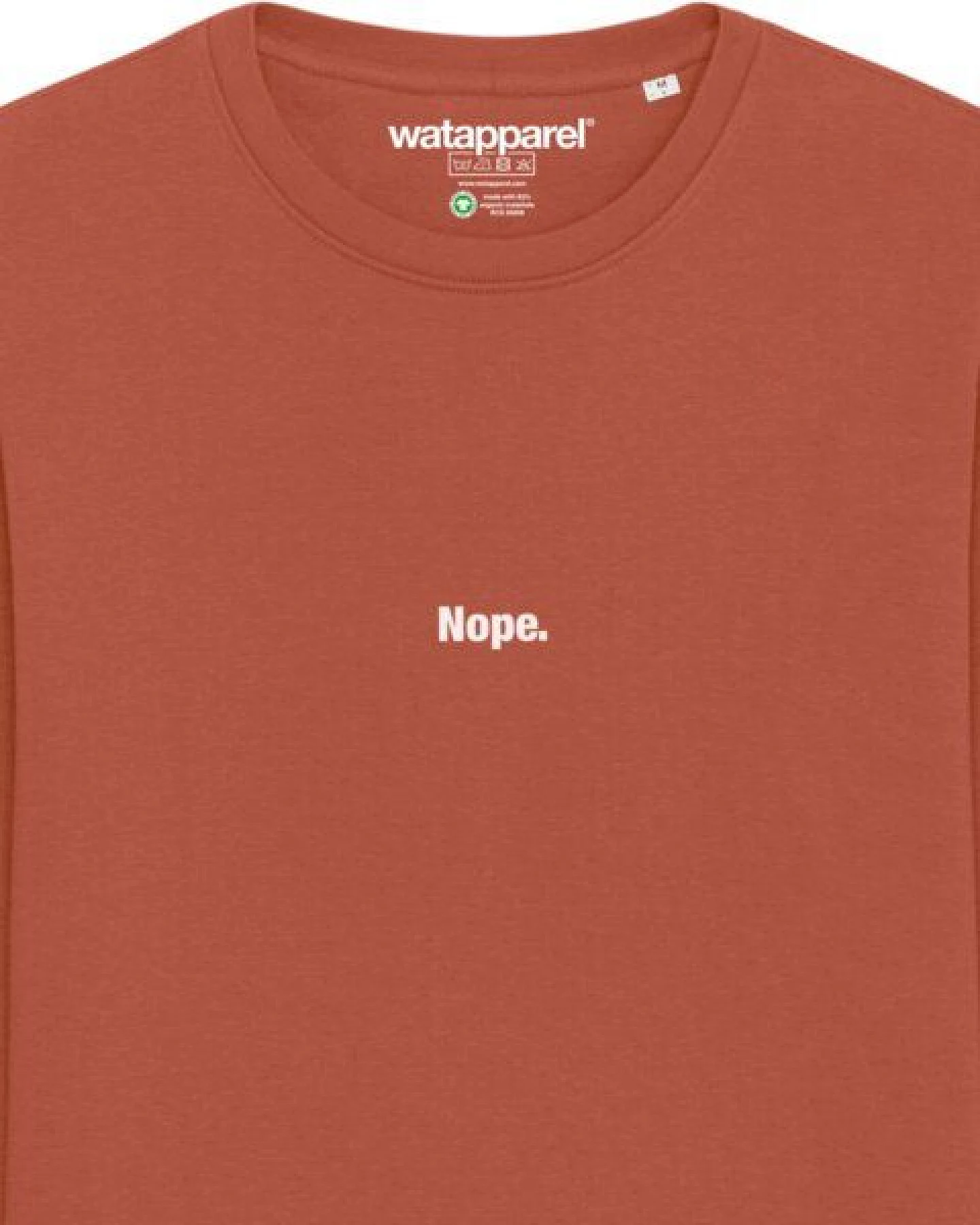 watapparel Sweatshirt Unisex Nope – Ansicht 3