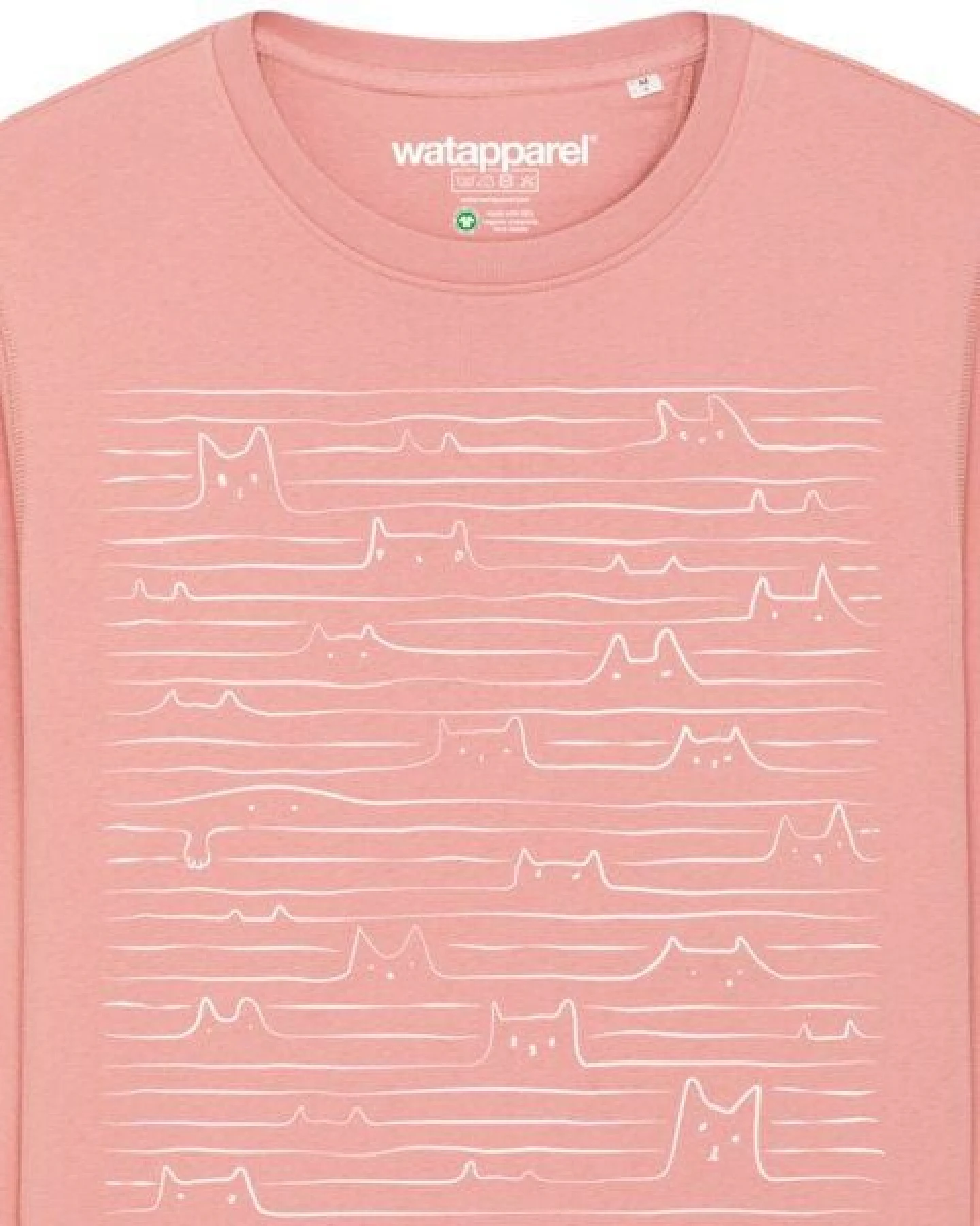 watapparel Sweatshirt Unisex Doodle Cats – Ansicht 3