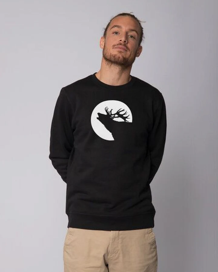 watapparel Sweatshirt Unisex Röhrender Hirsch