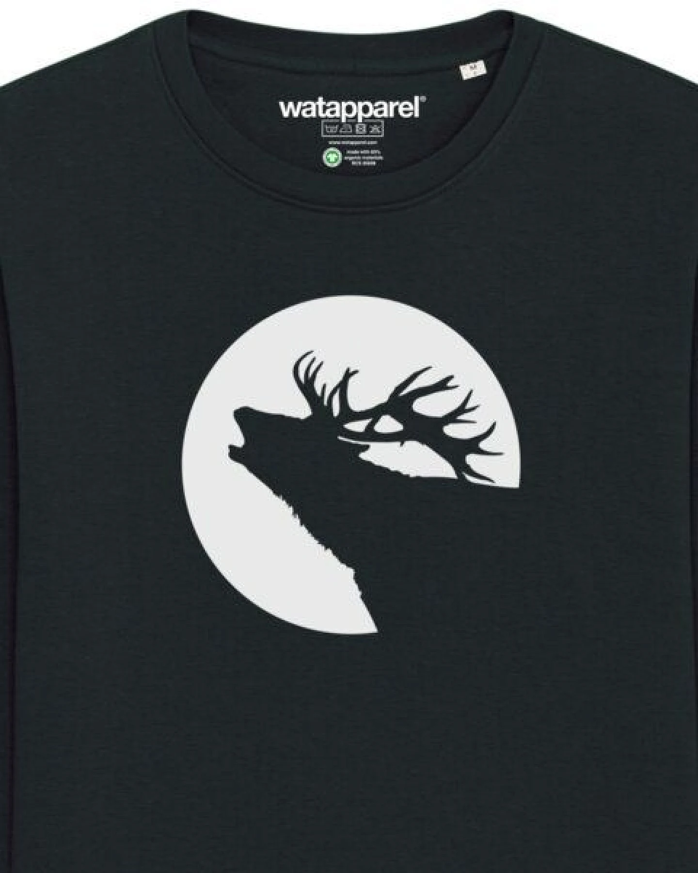 watapparel Sweatshirt Unisex Röhrender Hirsch – Ansicht 3