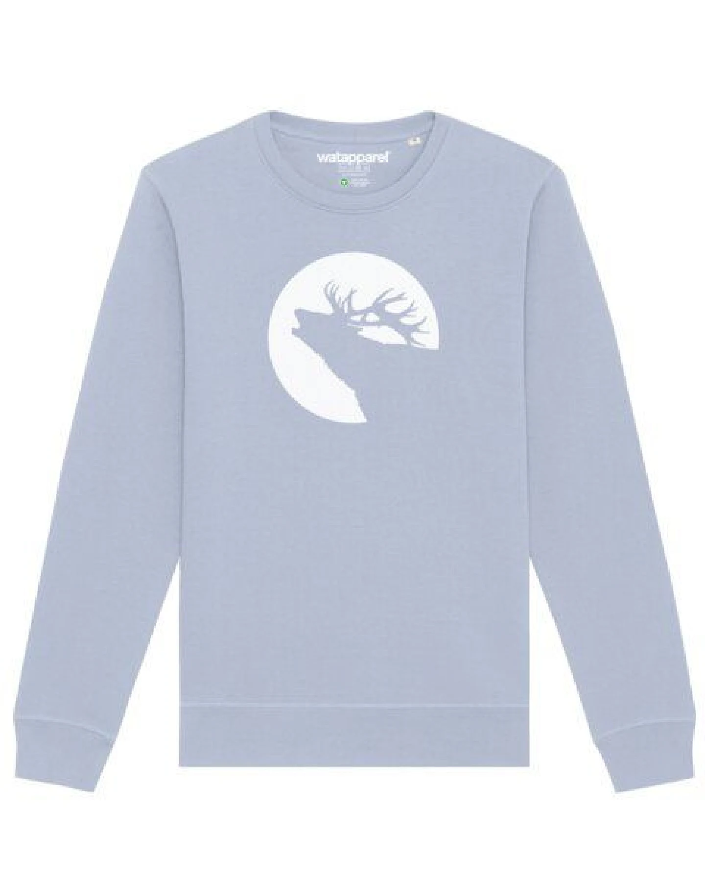 watapparel Sweatshirt Unisex Röhrender Hirsch – Ansicht 2