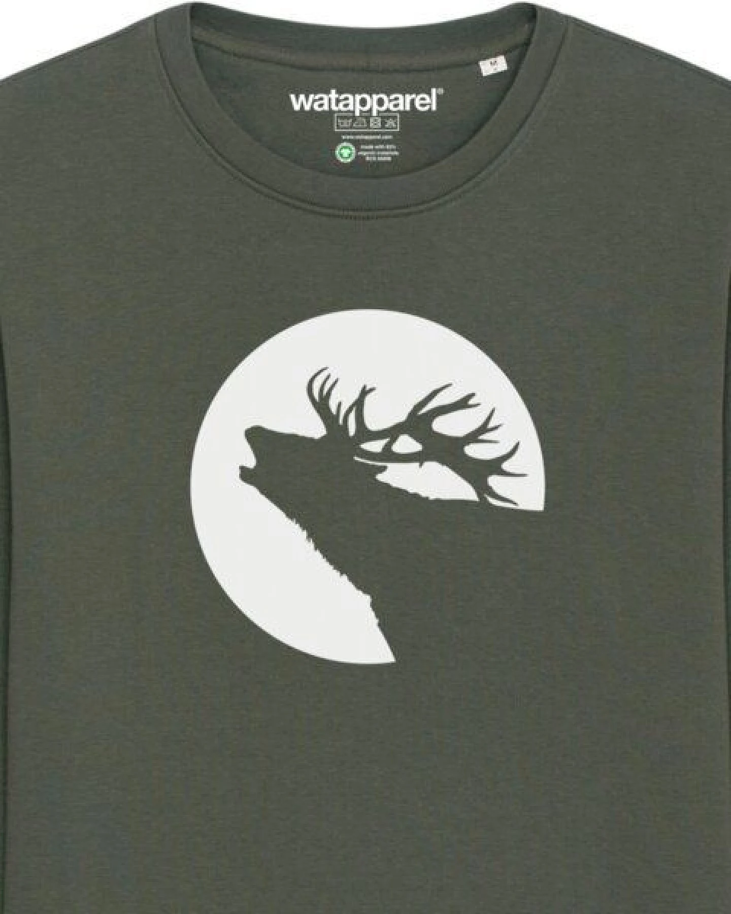 watapparel Sweatshirt Unisex Röhrender Hirsch – Ansicht 3