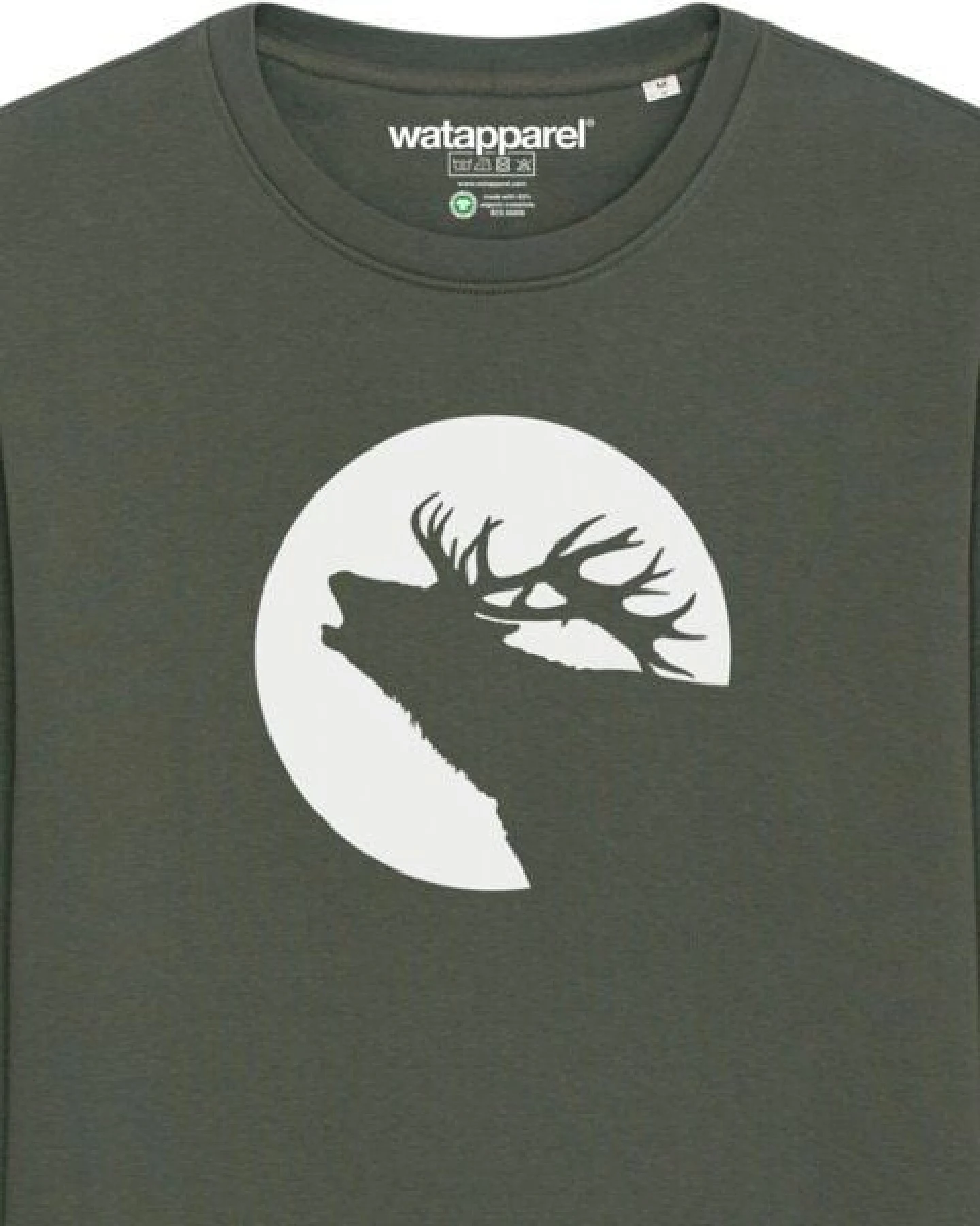watapparel Sweatshirt Unisex Röhrender Hirsch – Ansicht 3