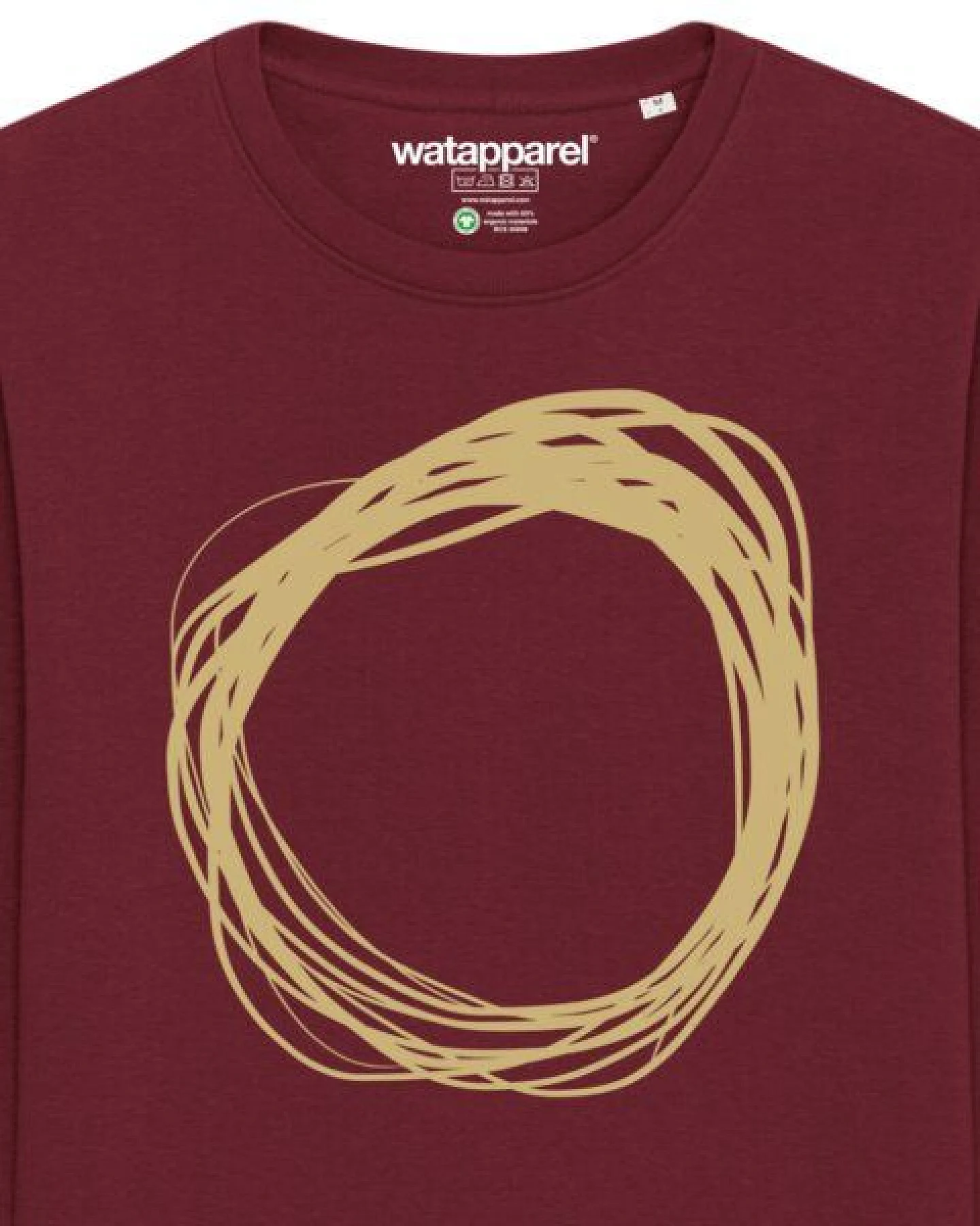 watapparel Sweatshirt Unisex Kreis – Ansicht 3