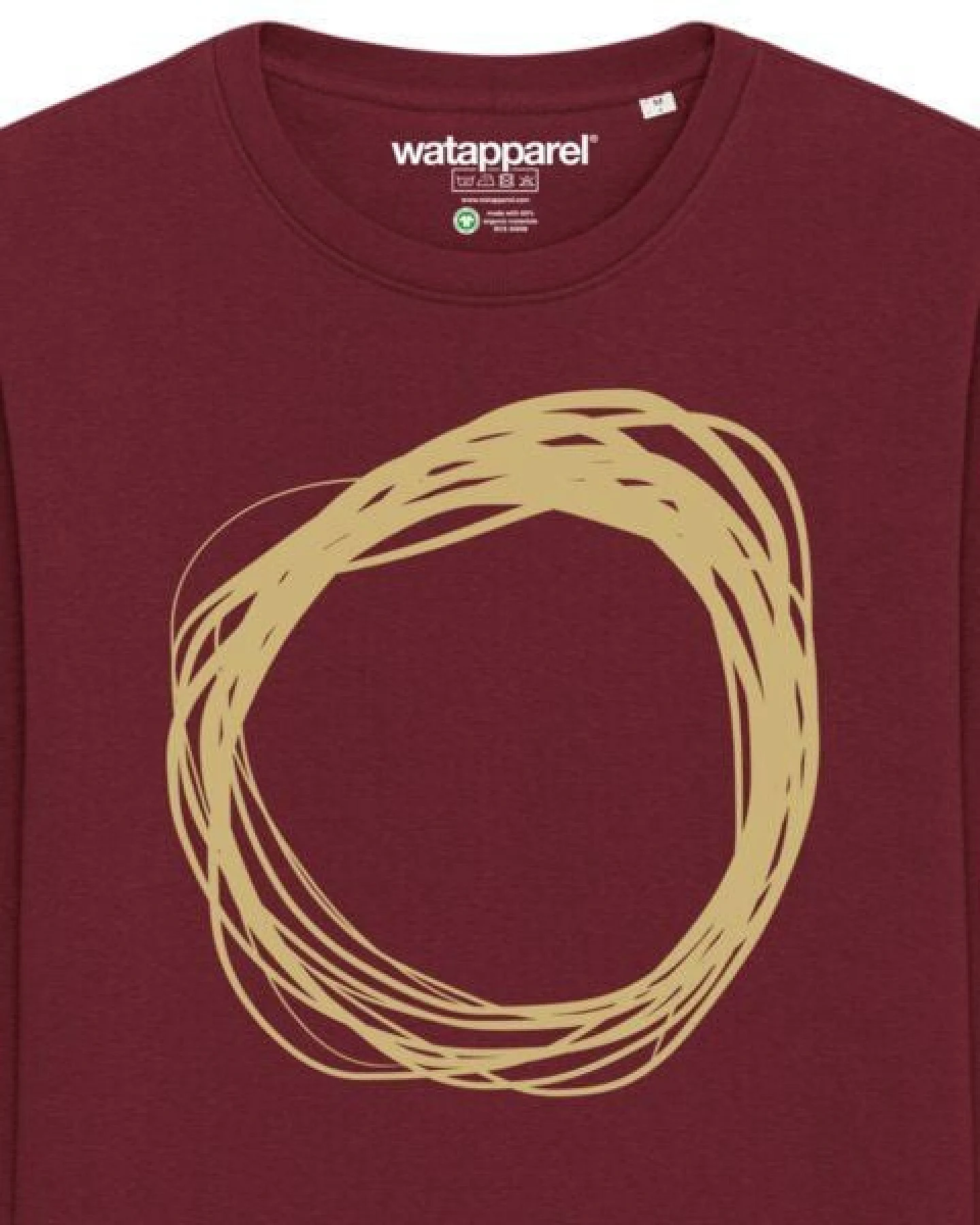 watapparel Sweatshirt Unisex Kreis – Ansicht 3