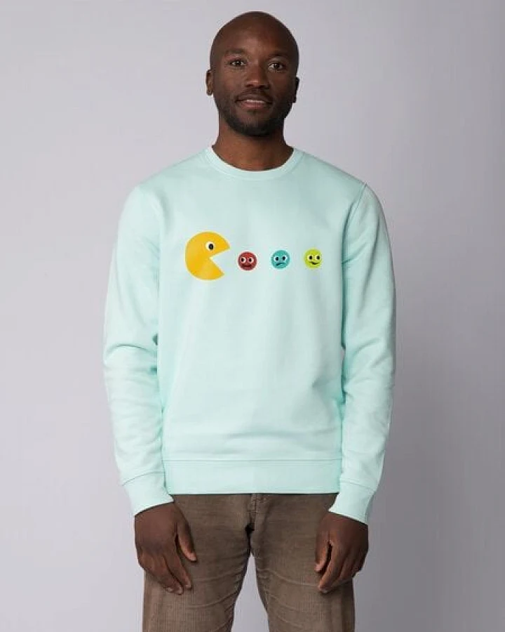 watapparel Sweatshirt Unisex Pacmännchen