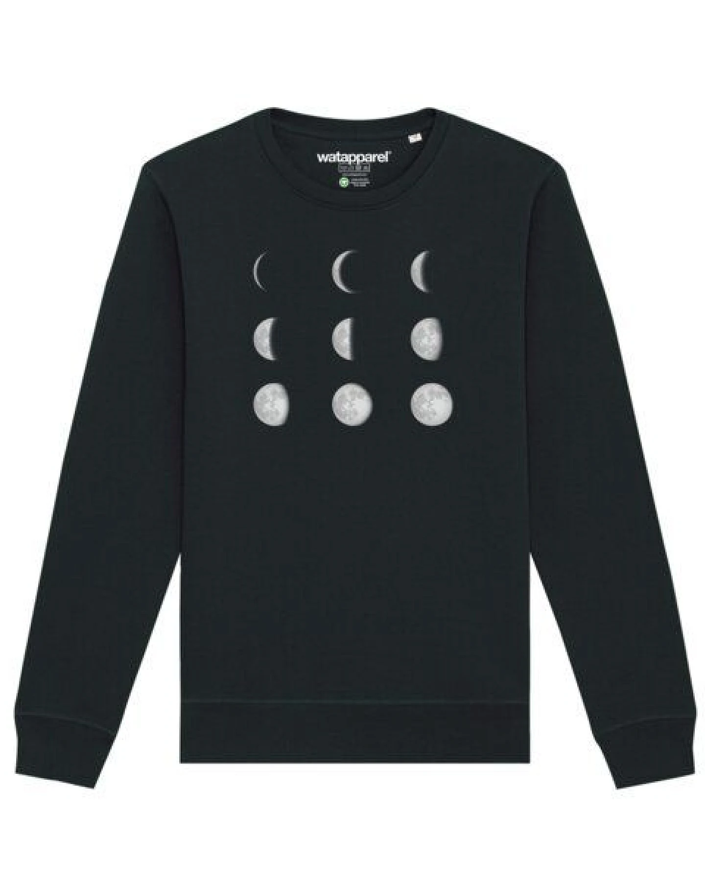 watapparel Sweatshirt Unisex Moonphases – Ansicht 2