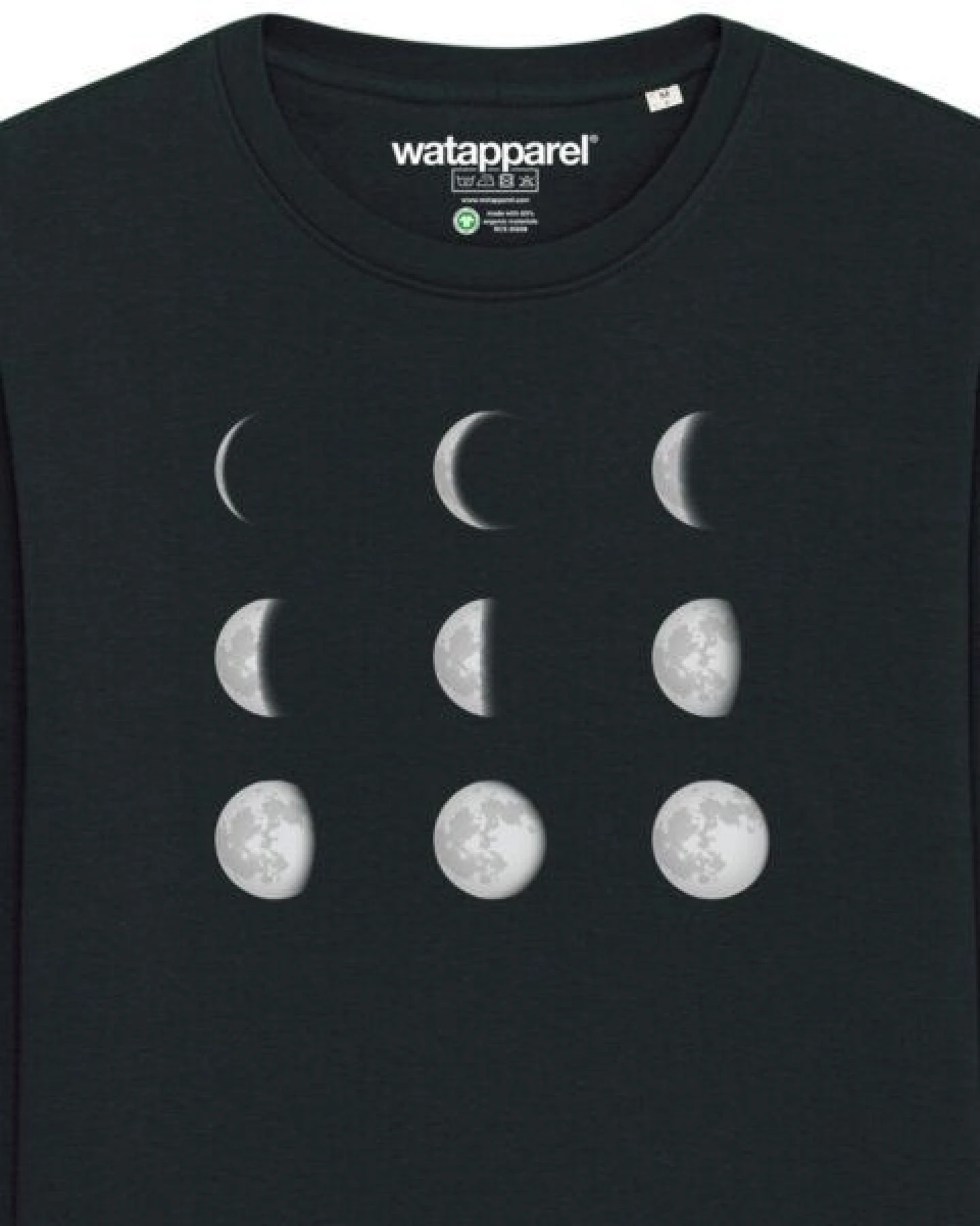 watapparel Sweatshirt Unisex Moonphases – Ansicht 3