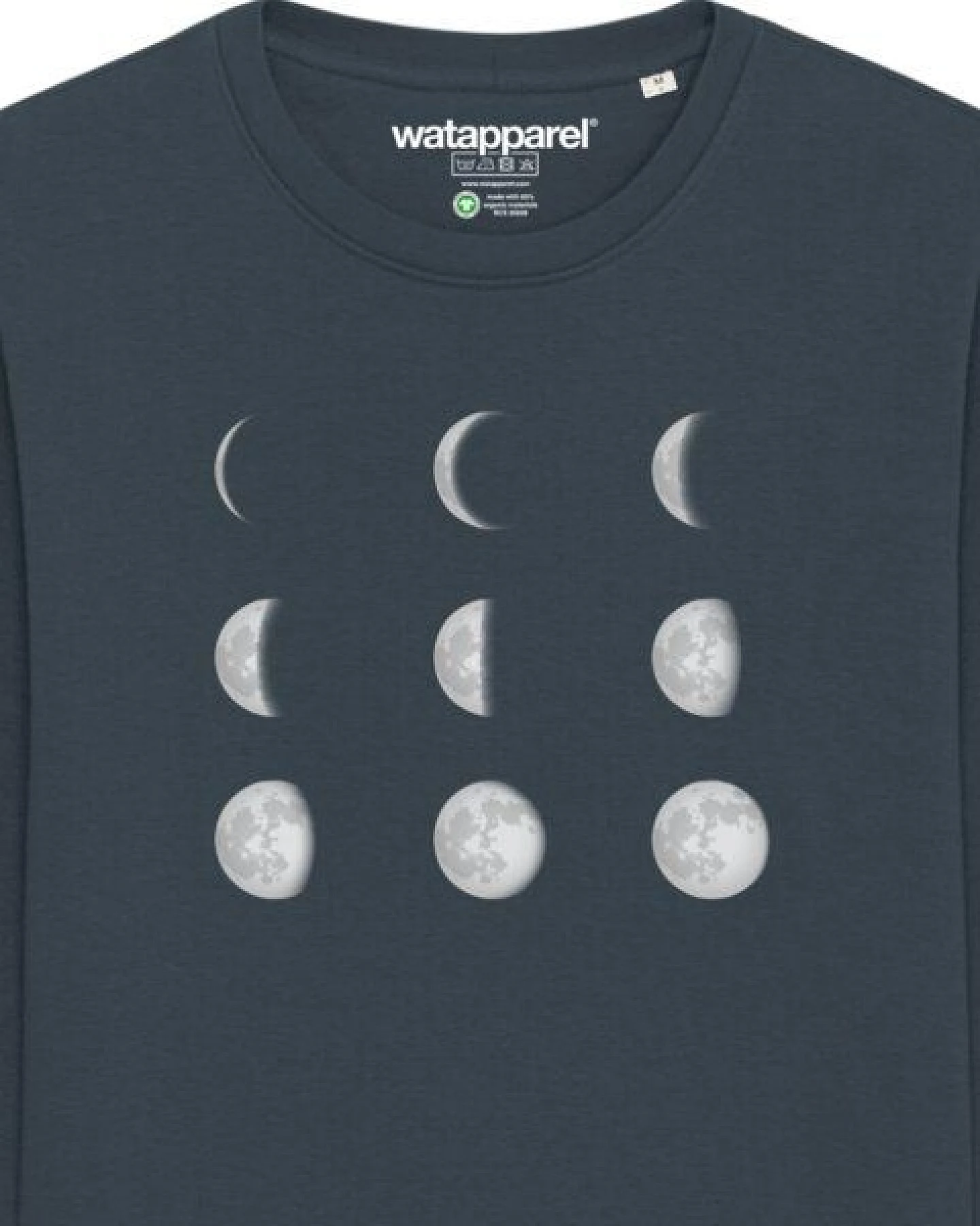 watapparel Sweatshirt Unisex Moonphases – Ansicht 3