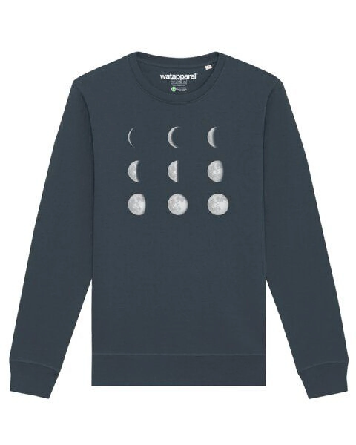 watapparel Sweatshirt Unisex Moonphases – Ansicht 2