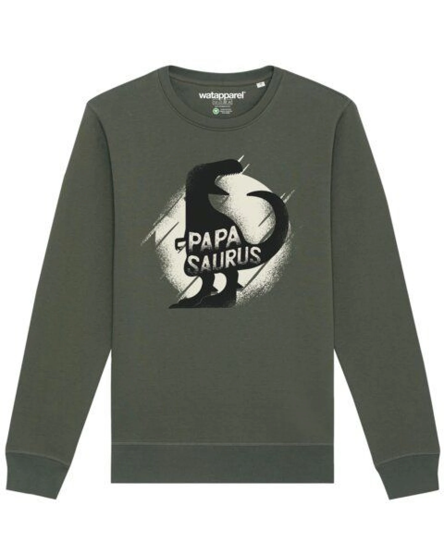 watapparel Sweatshirt Unisex Papasaurus – Ansicht 2