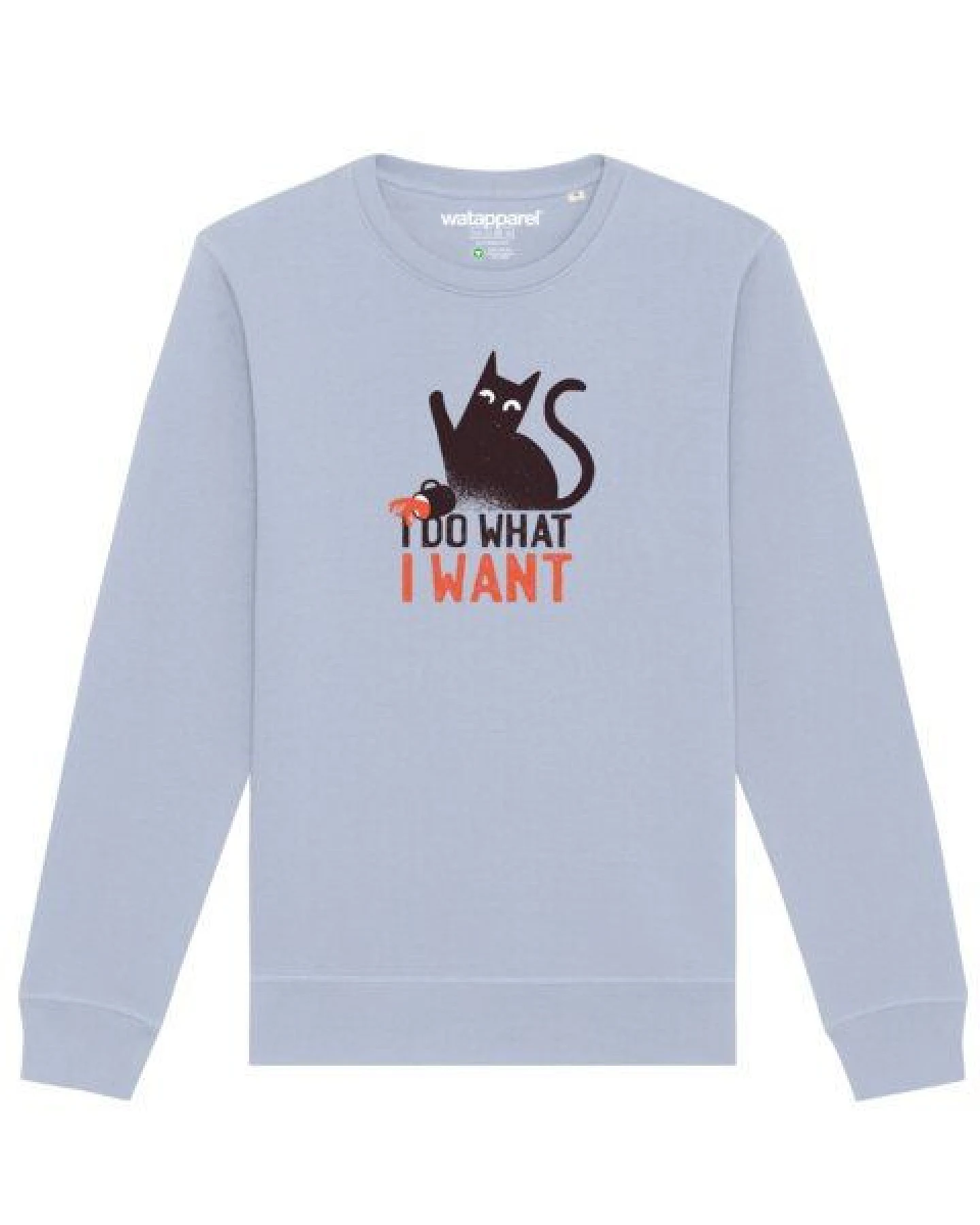 watapparel Sweatshirt Unisex Cat – Ansicht 2