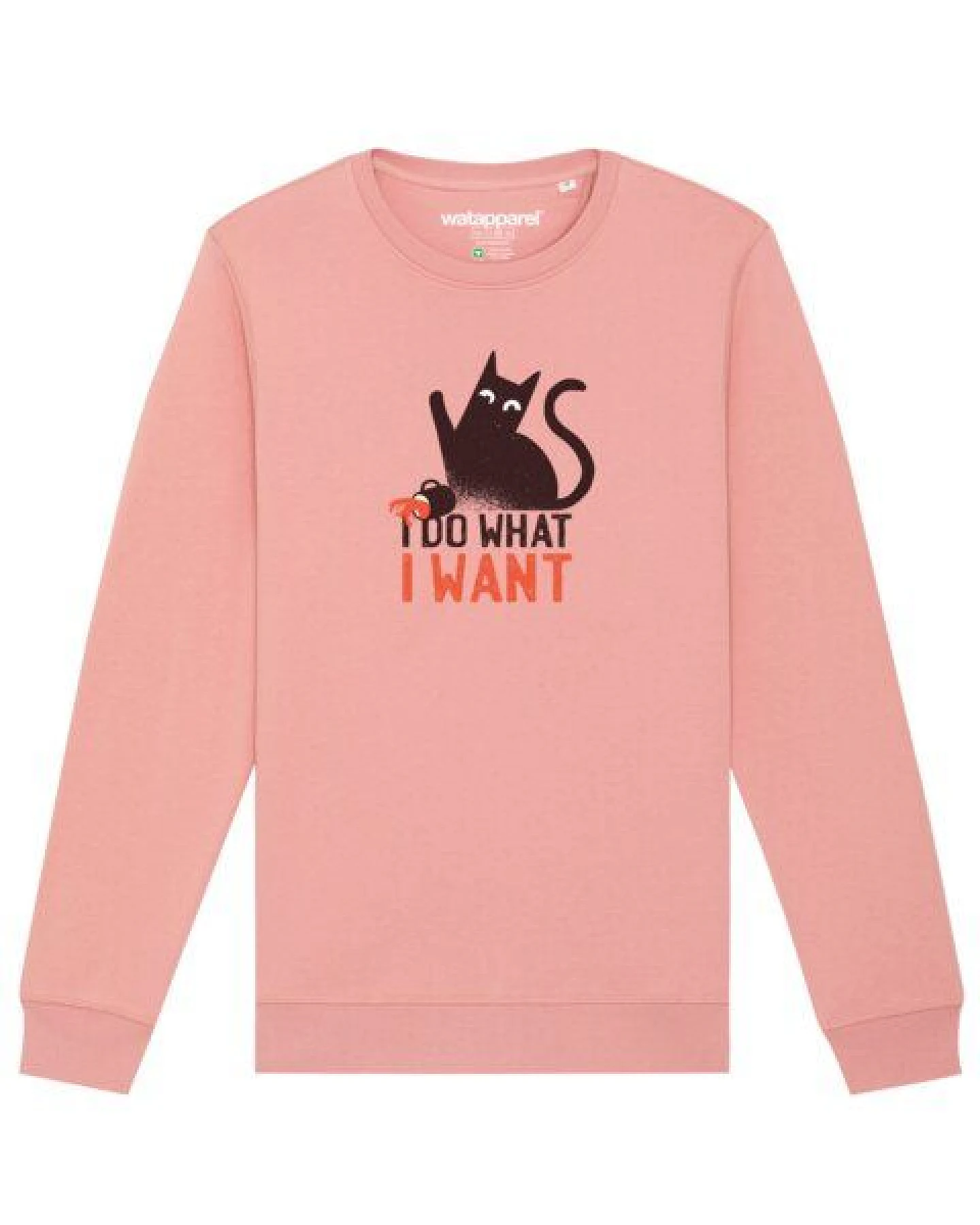 watapparel Sweatshirt Unisex Cat – Ansicht 2