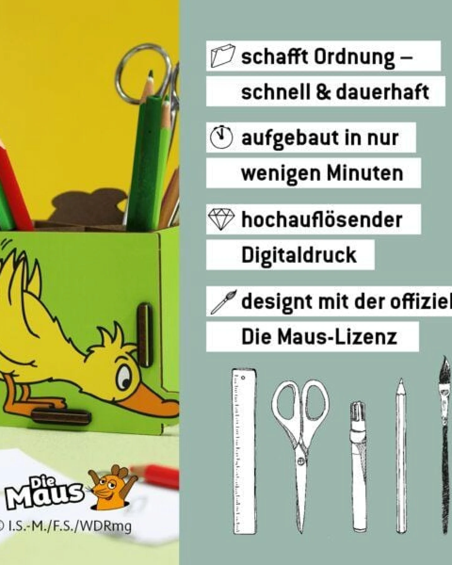 WERKHAUS Die Maus - Stiftebox Ente – Ansicht 4