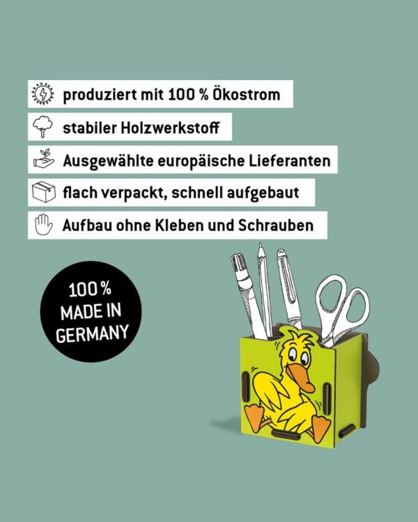 WERKHAUS Die Maus - Stiftebox Ente – Ansicht 3