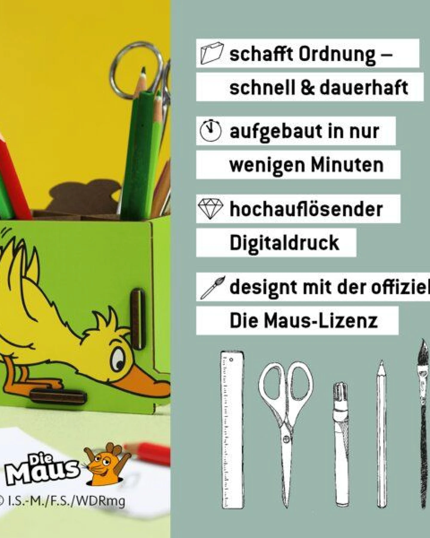 WERKHAUS Die Maus - Stiftebox Ente – Ansicht 4