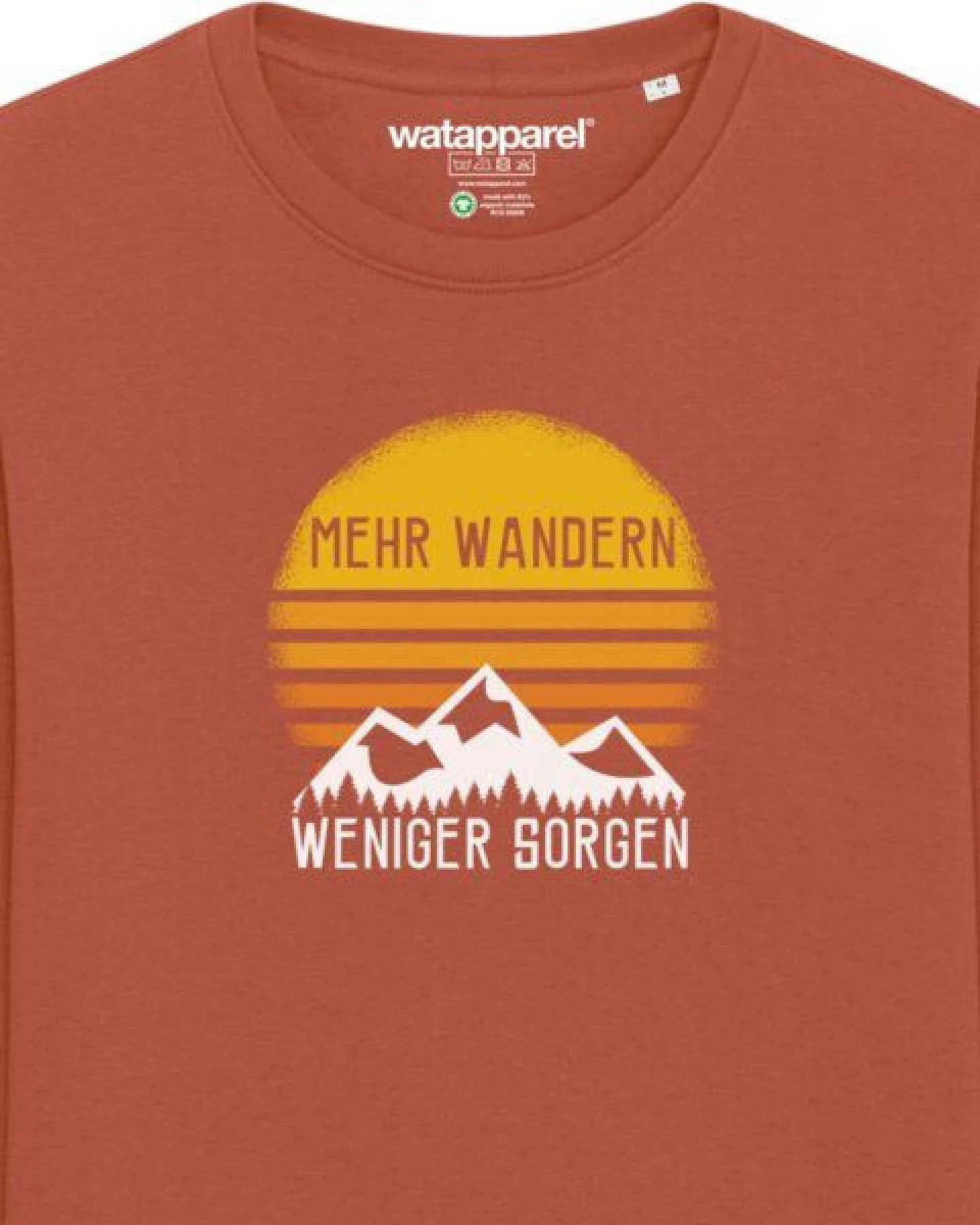 watapparel Sweatshirt Unisex Mehr Wandern – Ansicht 3