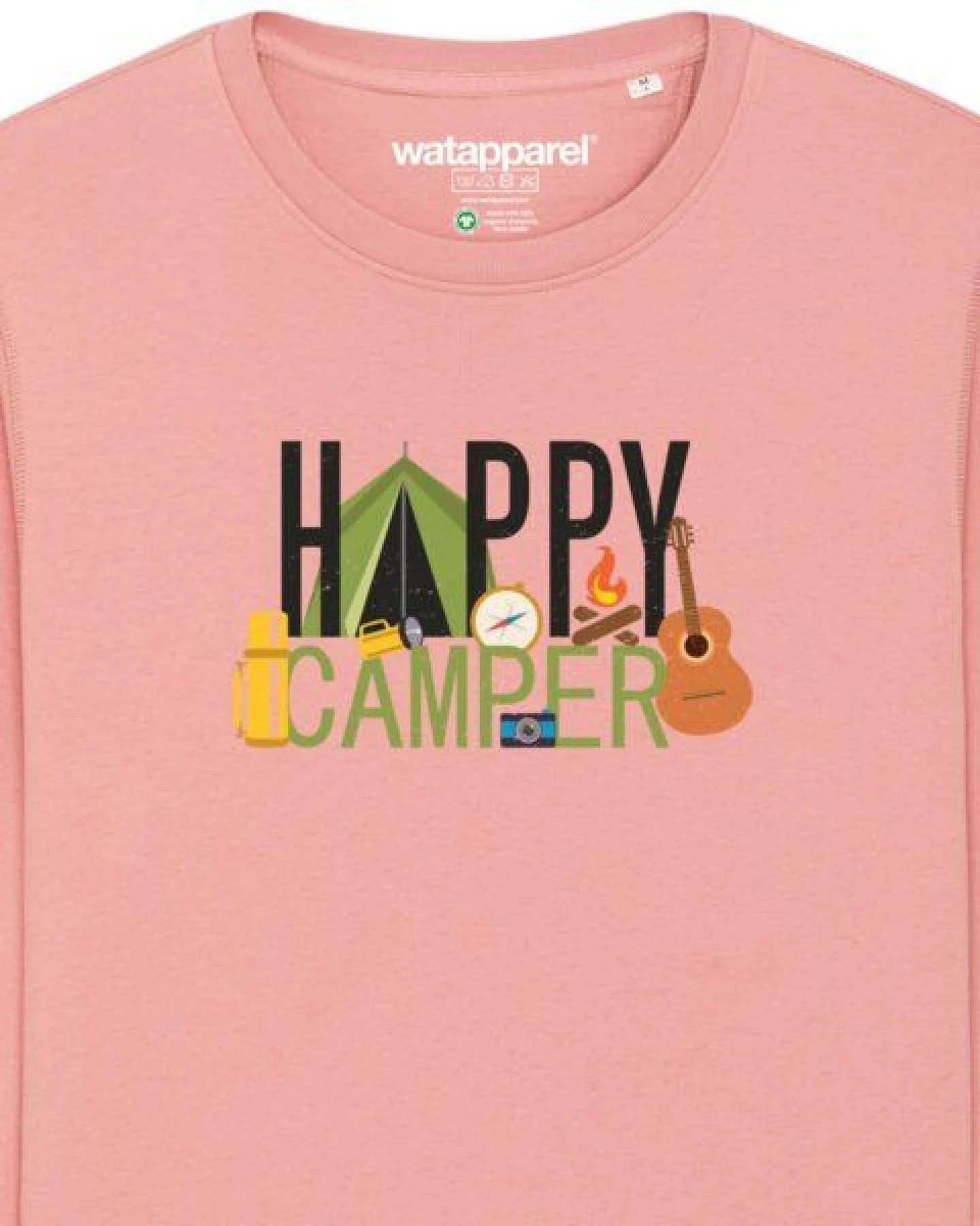 watapparel Sweatshirt Unisex Happy Camper – Ansicht 3
