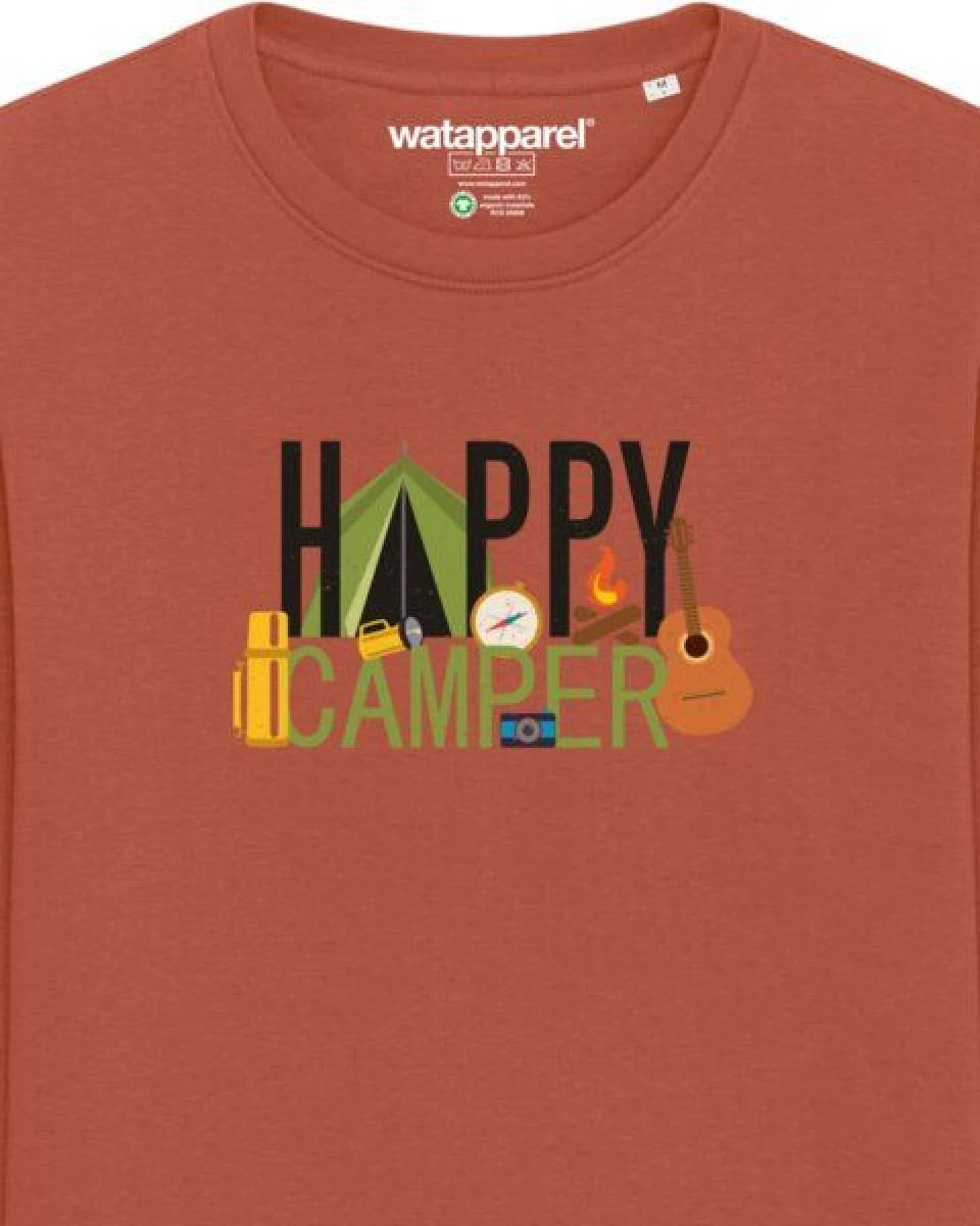 watapparel Sweatshirt Unisex Happy Camper – Ansicht 3
