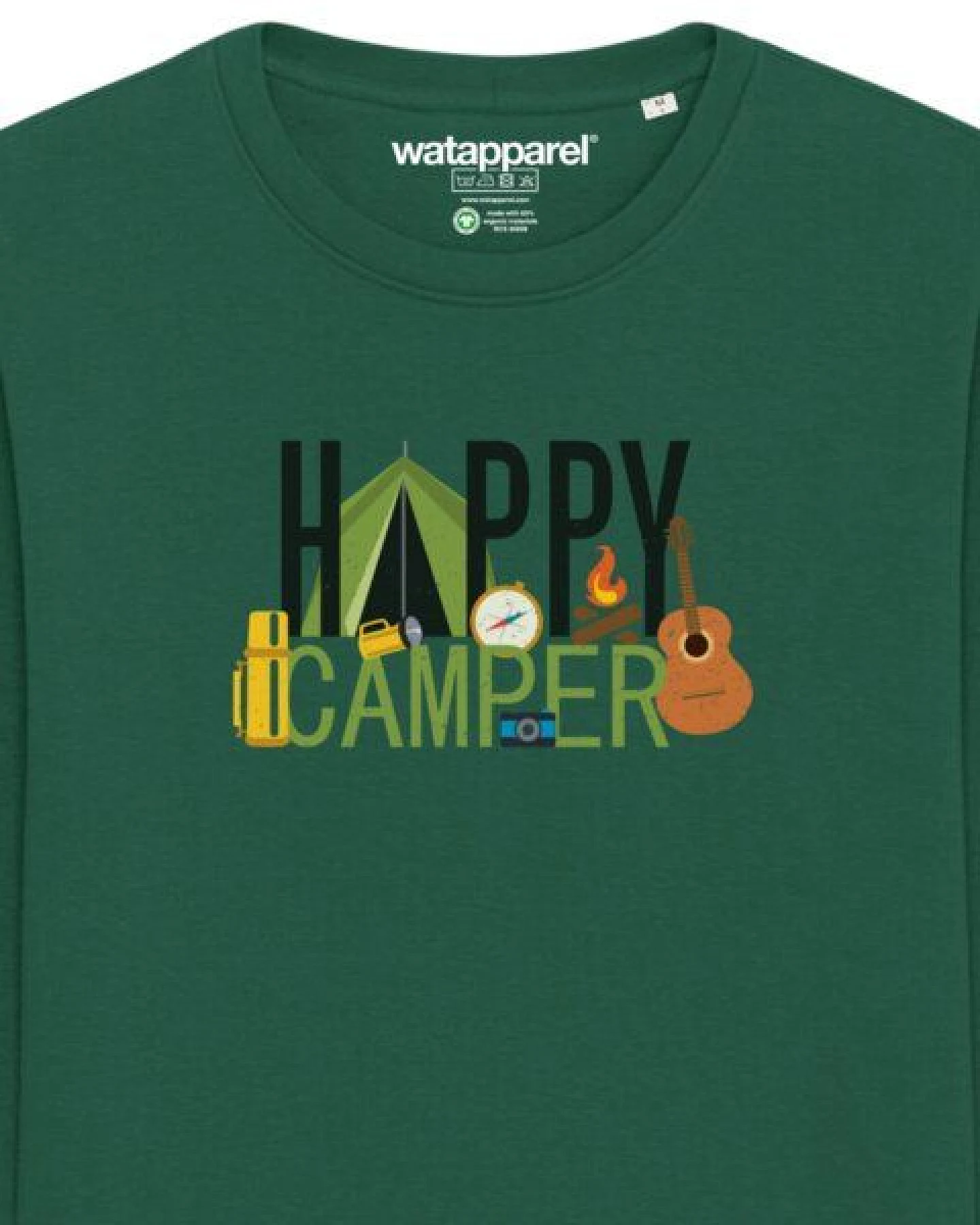 watapparel Sweatshirt Unisex Happy Camper – Ansicht 3