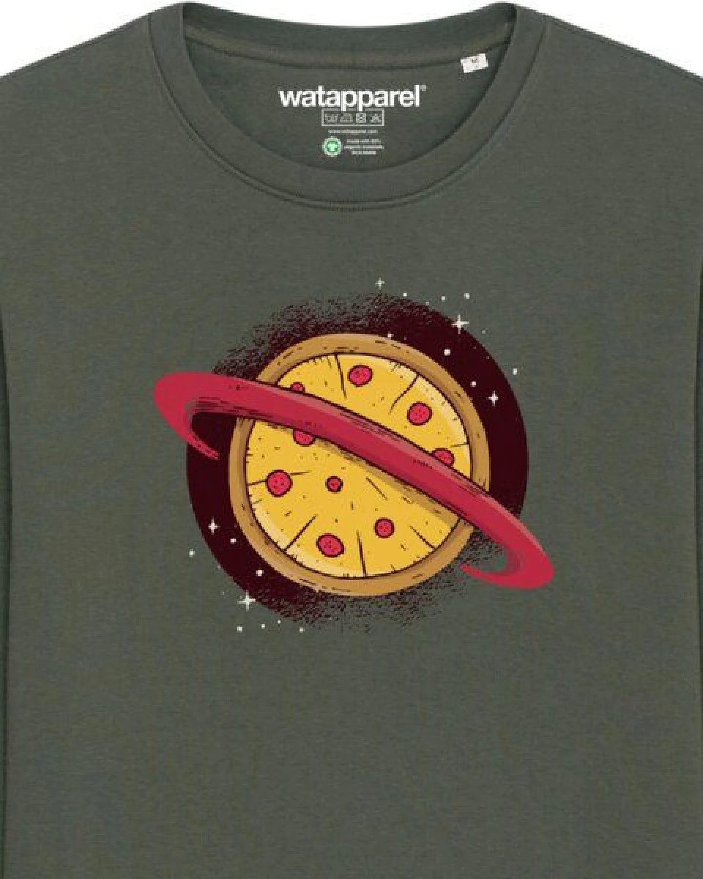watapparel Sweatshirt Unisex Pizza Planet – Ansicht 3