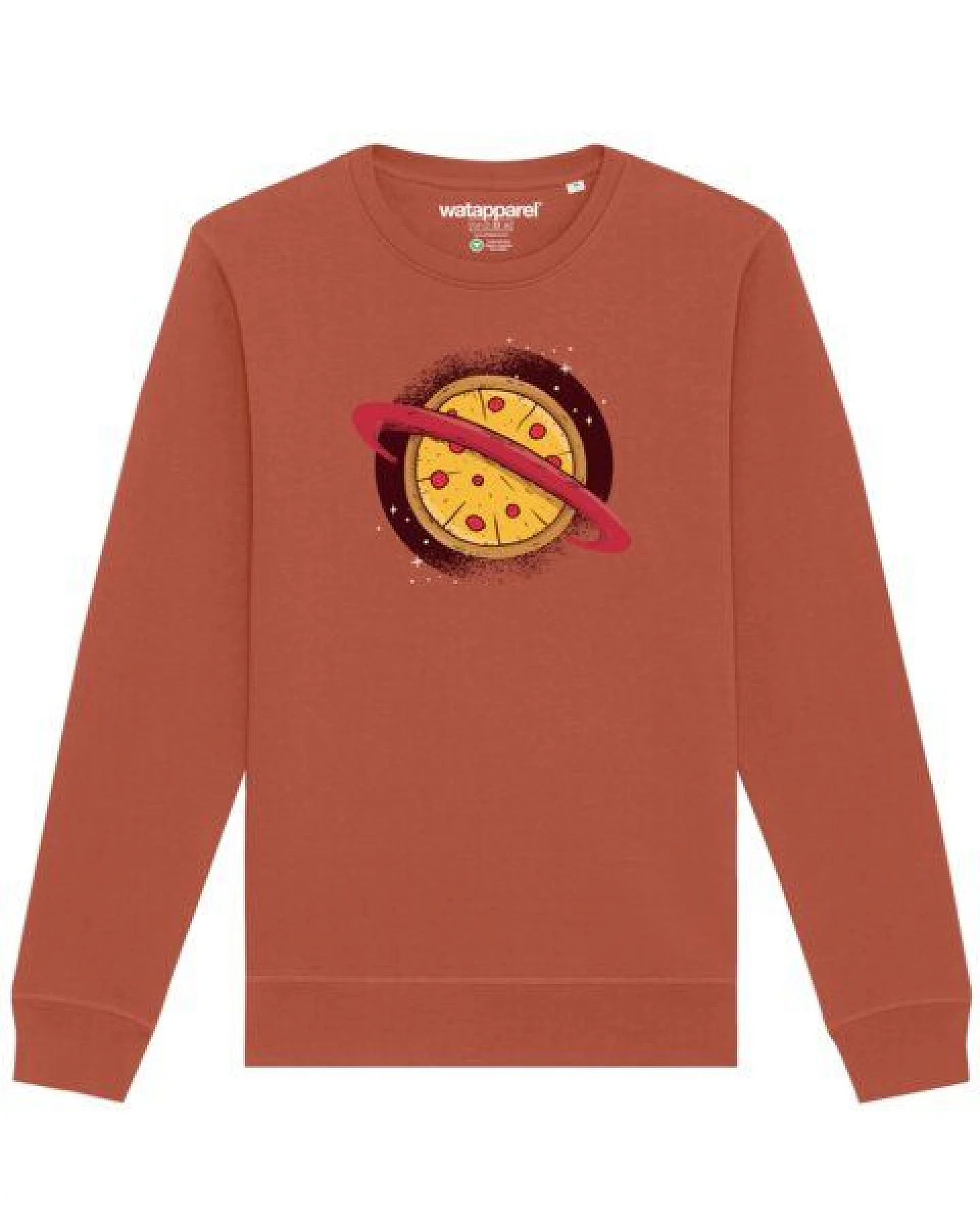 watapparel Sweatshirt Unisex Pizza Planet – Ansicht 2