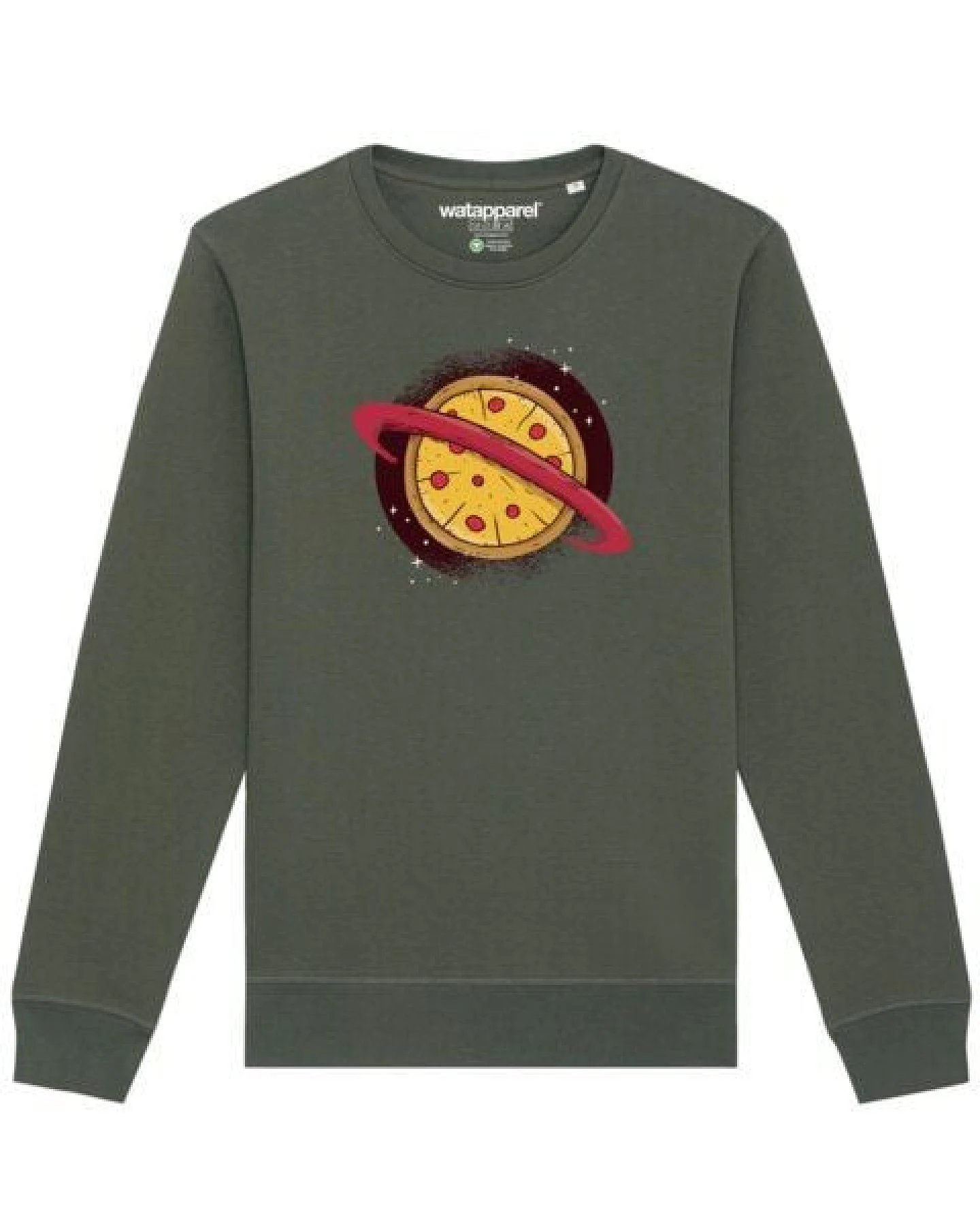 watapparel Sweatshirt Unisex Pizza Planet – Ansicht 2