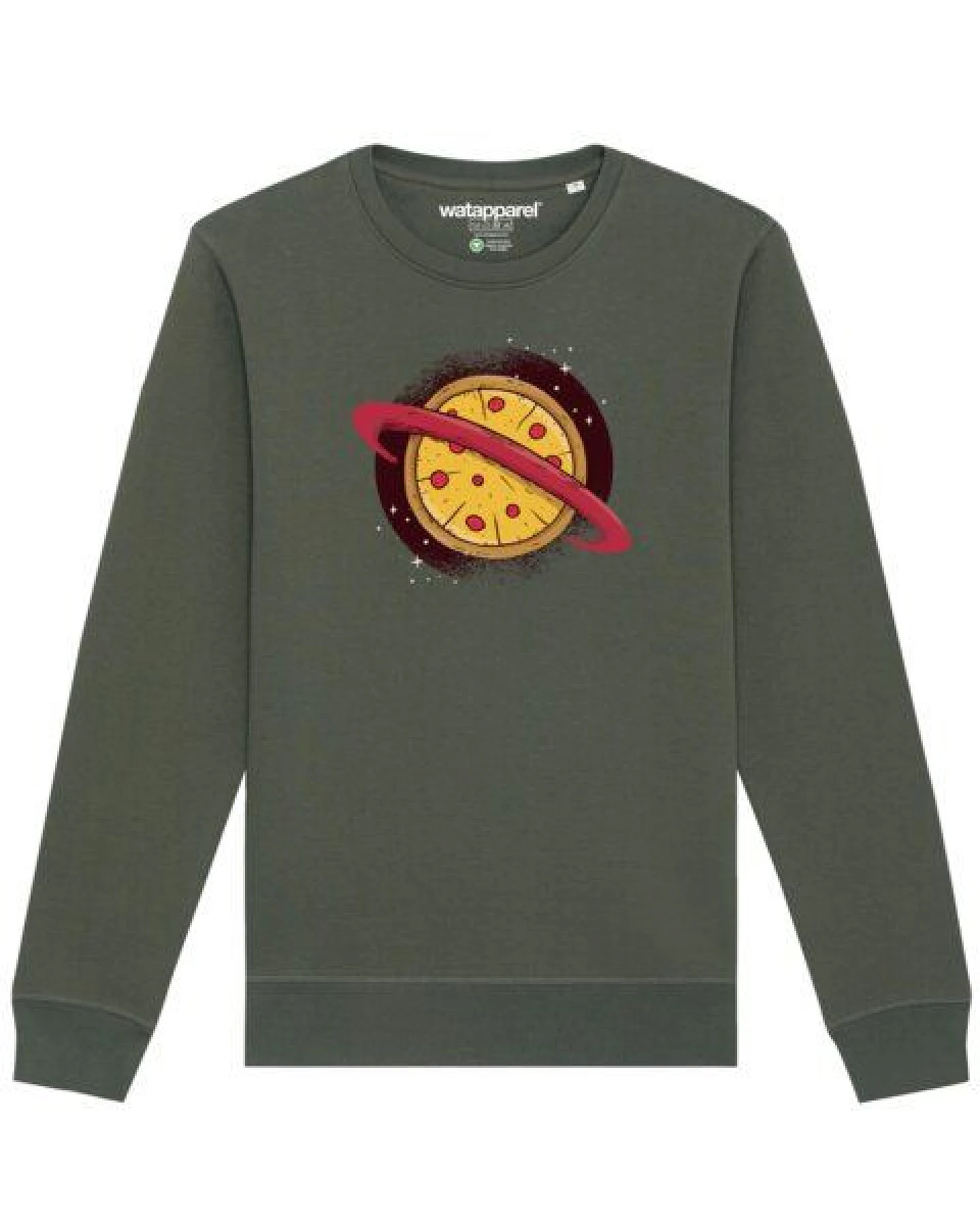 watapparel Sweatshirt Unisex Pizza Planet – Ansicht 2