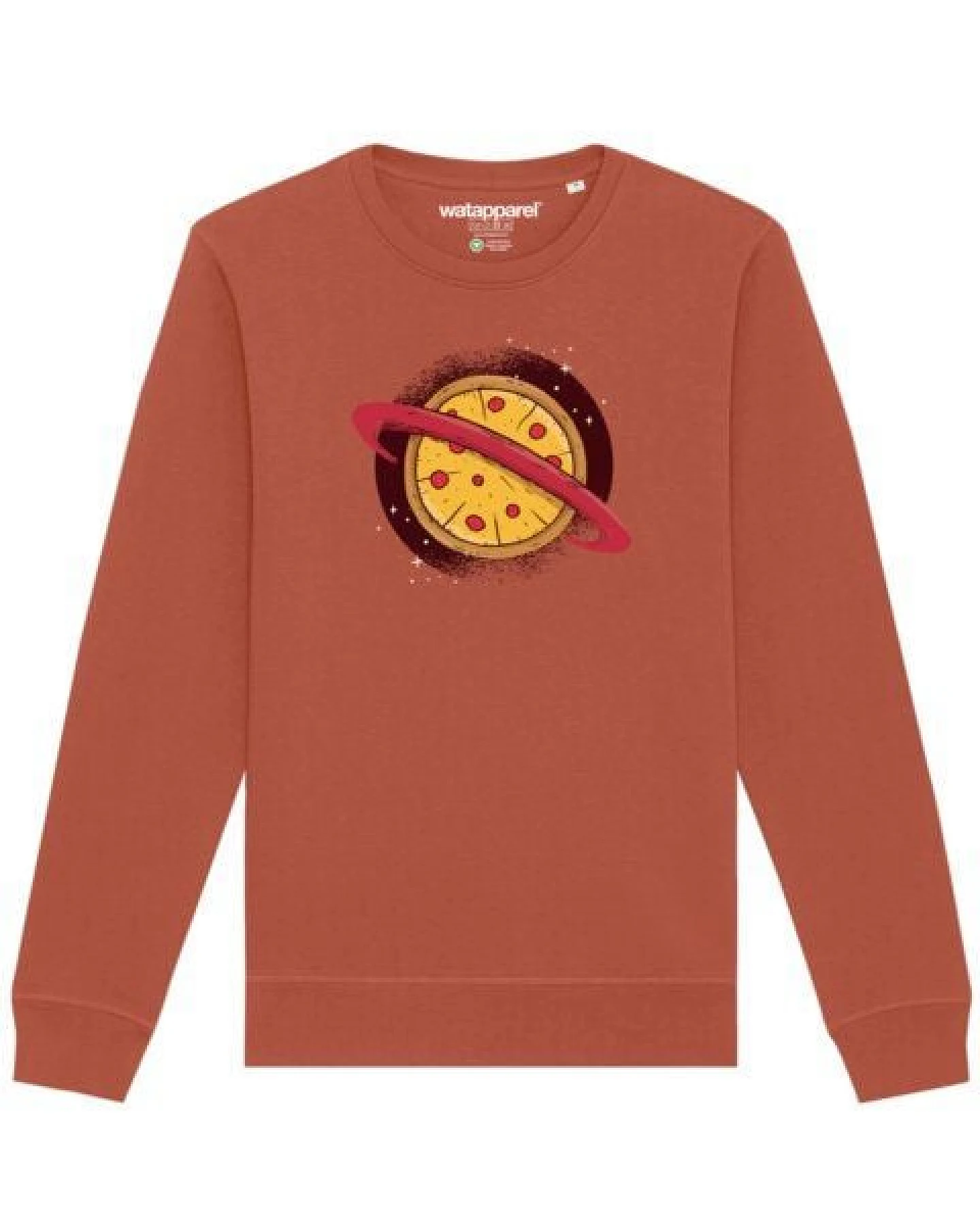 watapparel Sweatshirt Unisex Pizza Planet – Ansicht 2