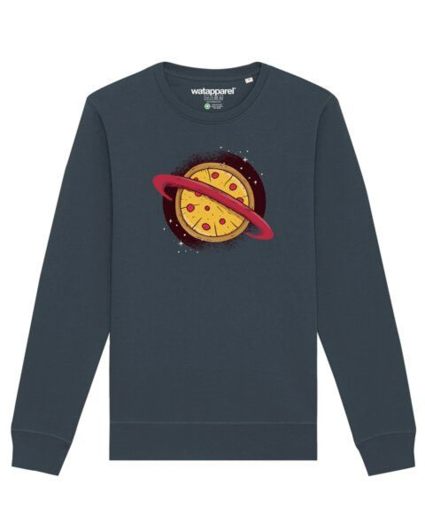 watapparel Sweatshirt Unisex Pizza Planet – Ansicht 2