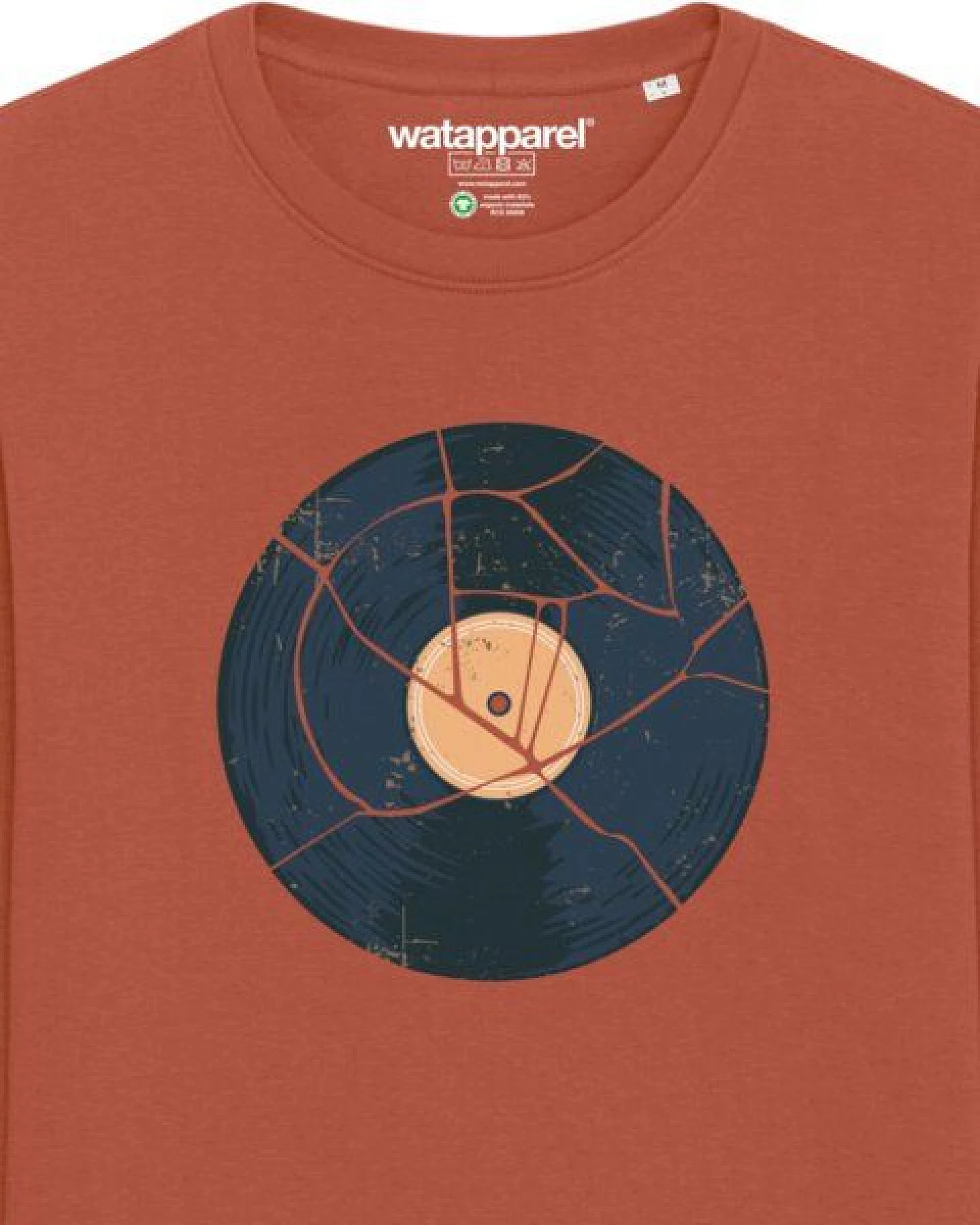 watapparel Sweatshirt Unisex Broken Vinyl – Ansicht 3