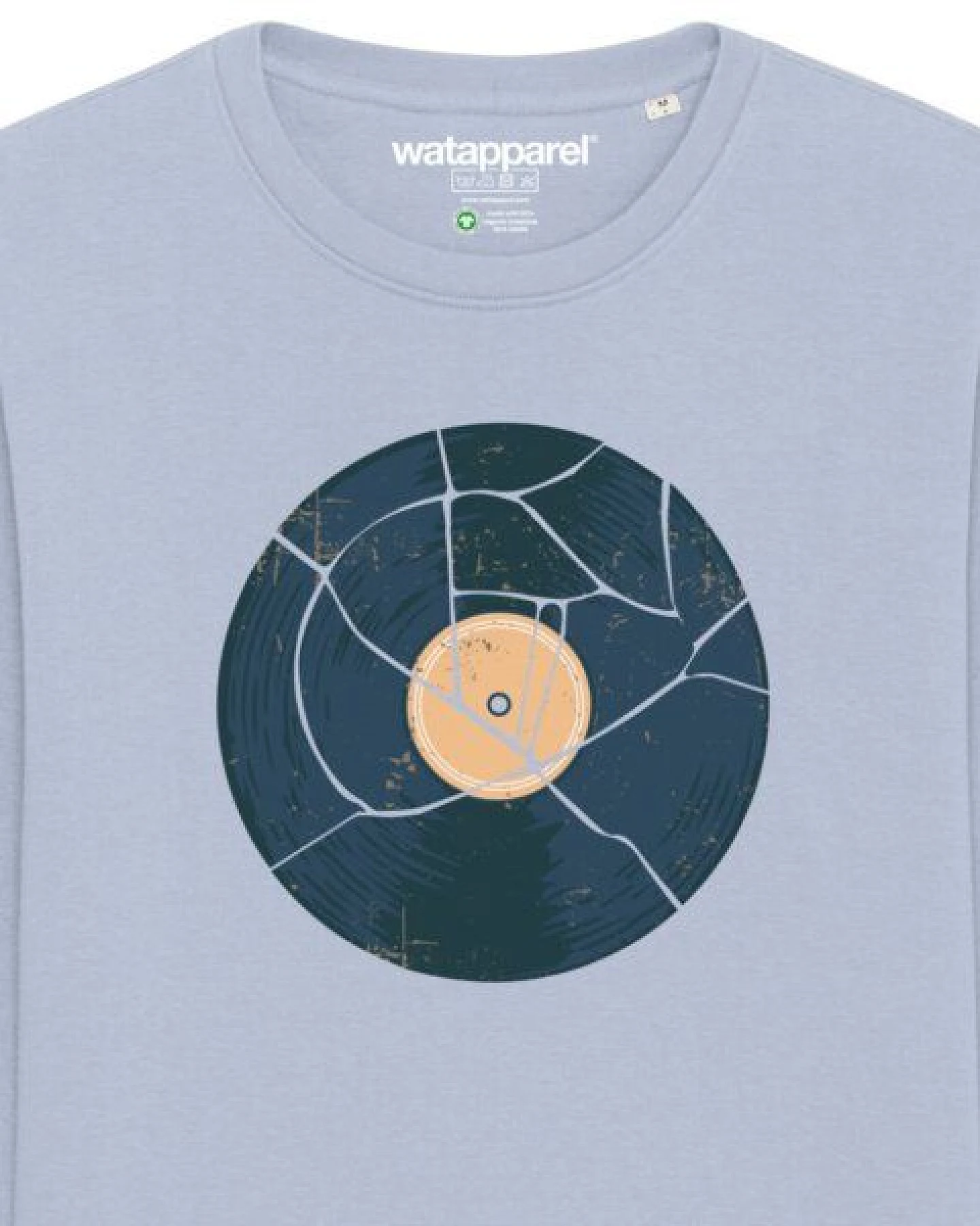 watapparel Sweatshirt Unisex Broken Vinyl – Ansicht 3
