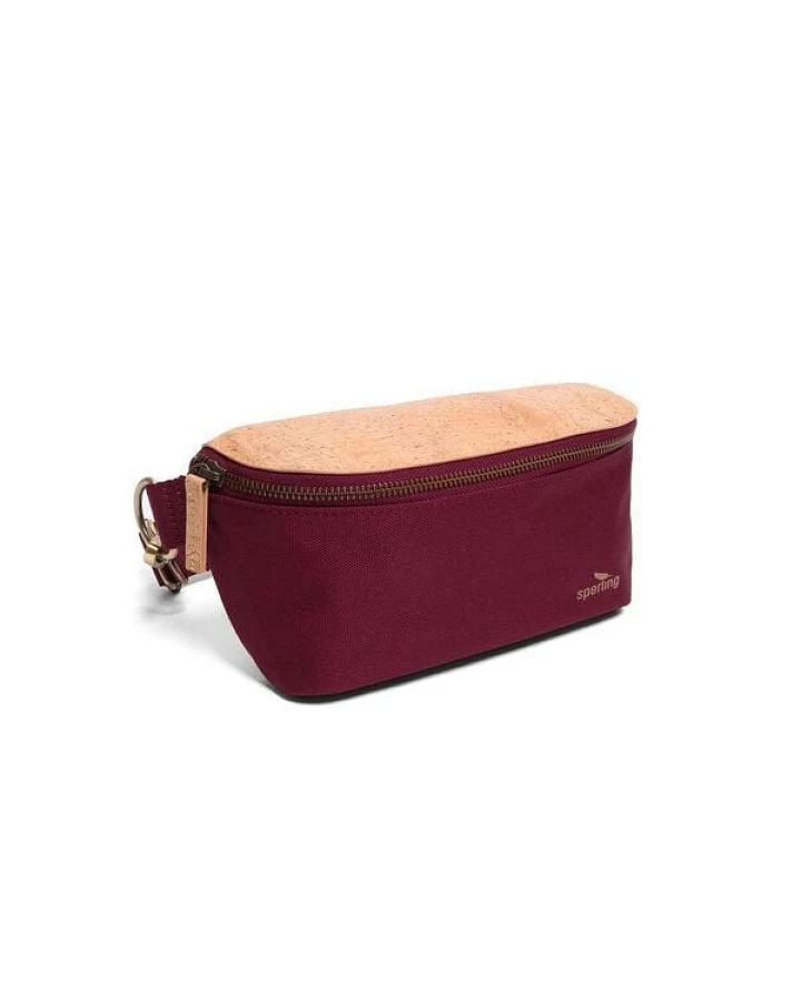 Sperling Bauchtasche "Casual" aus recyceltem PET & Kork mit Innenaufteilung