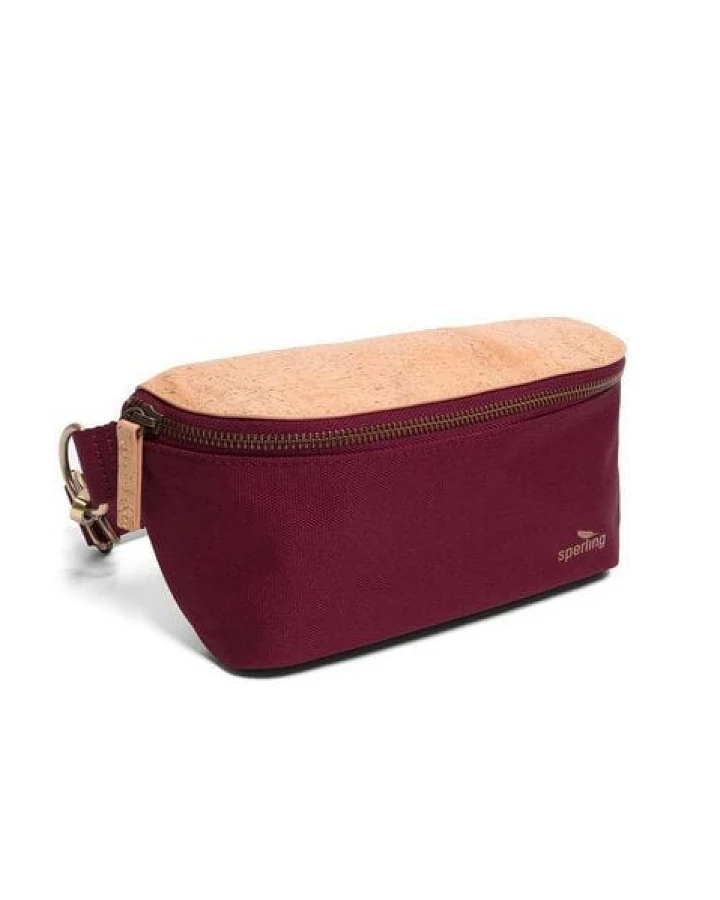 Sperling Bauchtasche "Casual" aus recyceltem PET & Kork mit Innenaufteilung