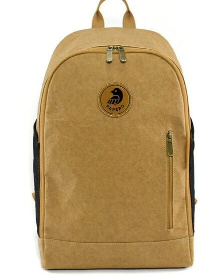 Papero Rucksack aus Kraft Papier 22L FOX wasserfest, reißfest für Damen & Herren