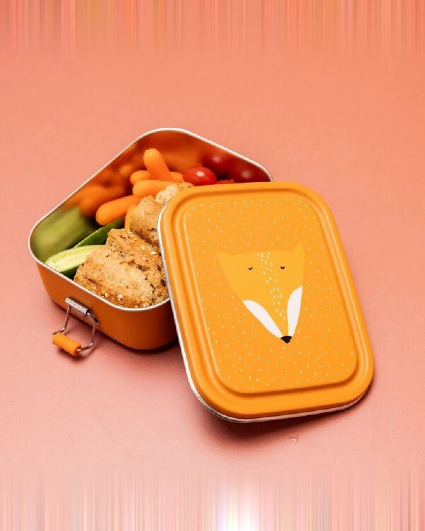TRIXIE – Kinderbrotdose – Lunchbox aus Edelstahl – klein – Ansicht 2
