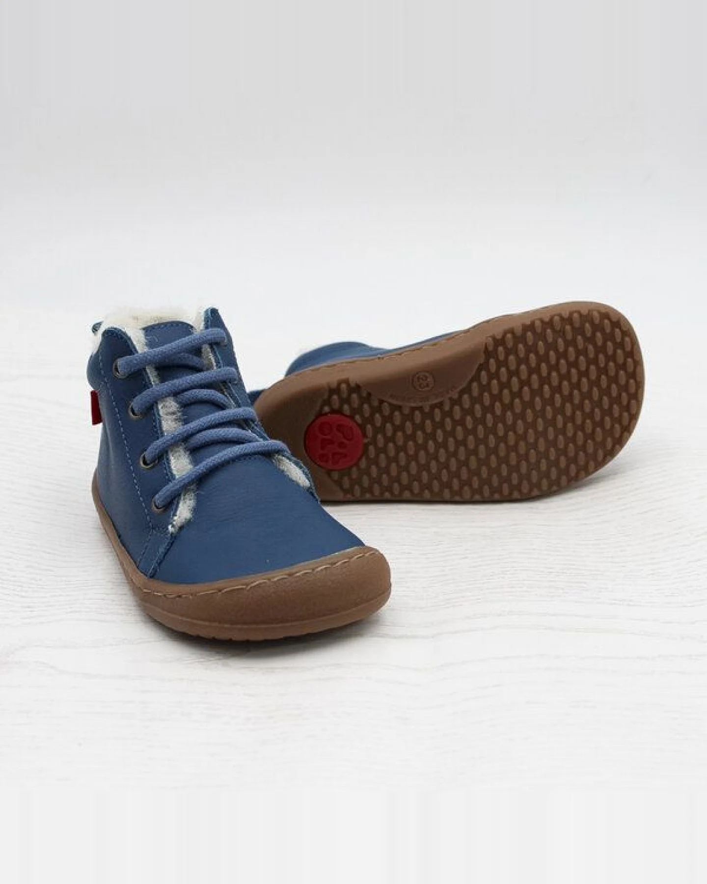 POLOLO Barfußhalbschuh, wollgefüttert, Schnürung – Ansicht 4