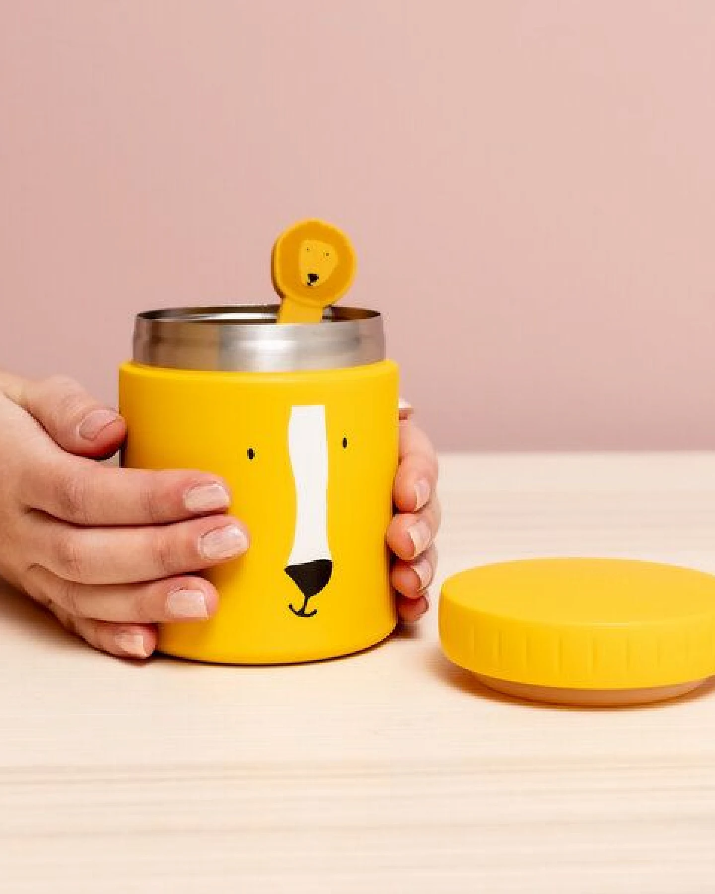 TRIXIE – Thermobehälter – Essensbehälter aus Edelstahl – Food Jar - 350ml – Ansicht 2