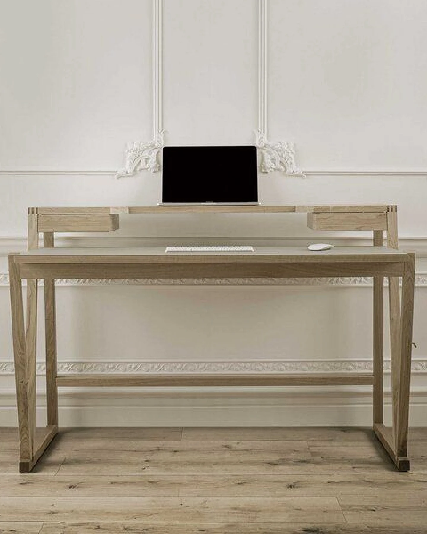 URBANATURE Schreibtisch - URBAN DESK (Esche weiß) – Ansicht 2