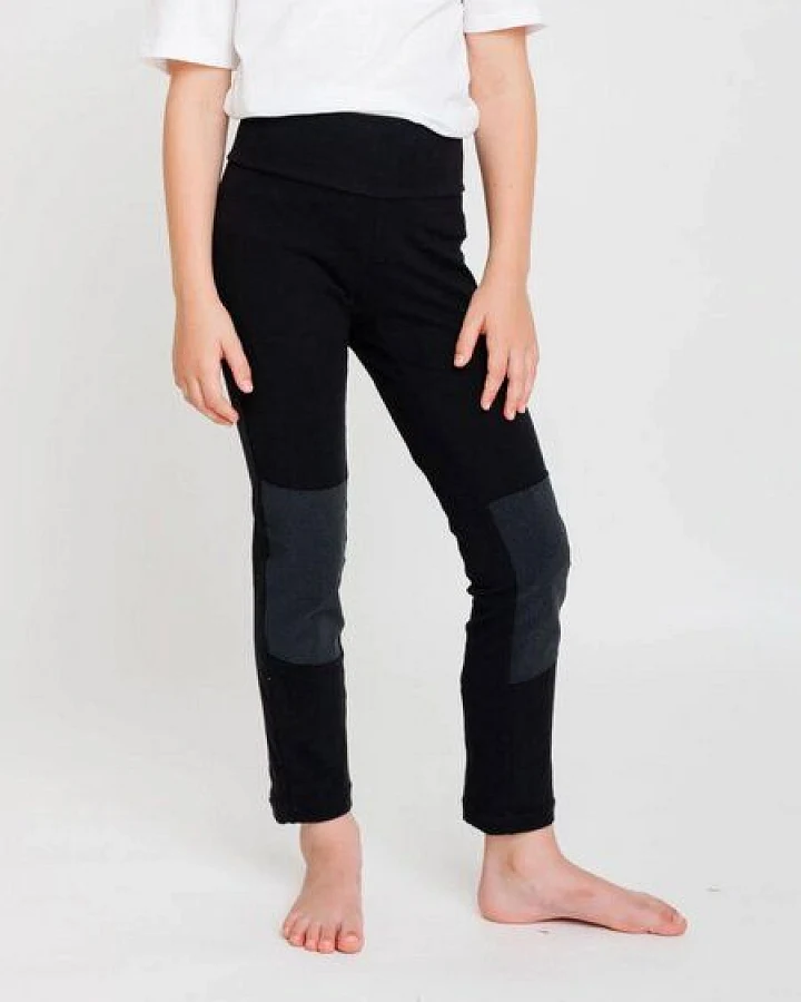 Babbily Sport Leggings aus Bio-Baumwolle - verstärkte Knie