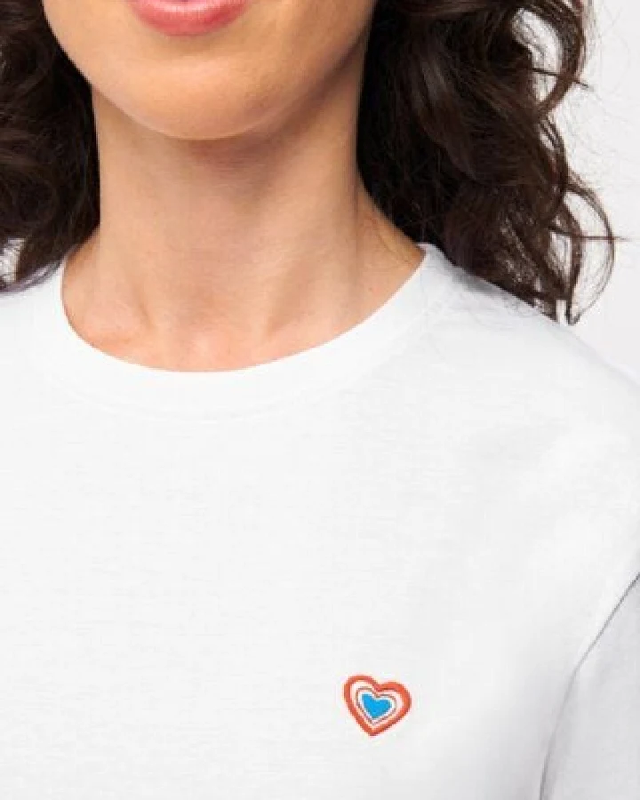 Natural Vibes T-Shirt Peace and Love Bio GOTS