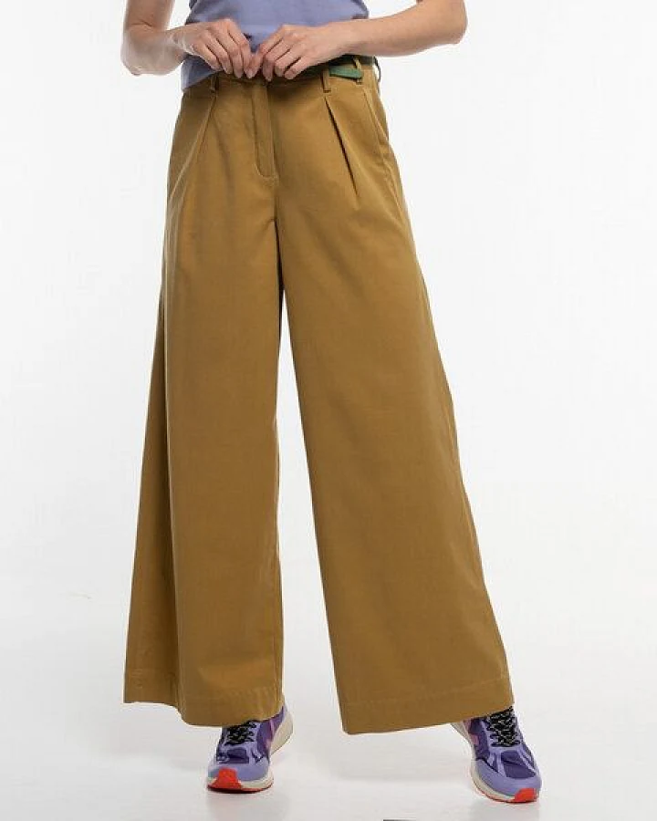 Alma & Lovis Weite Marlenehose aus softem Lyocell-Cotton-Mix