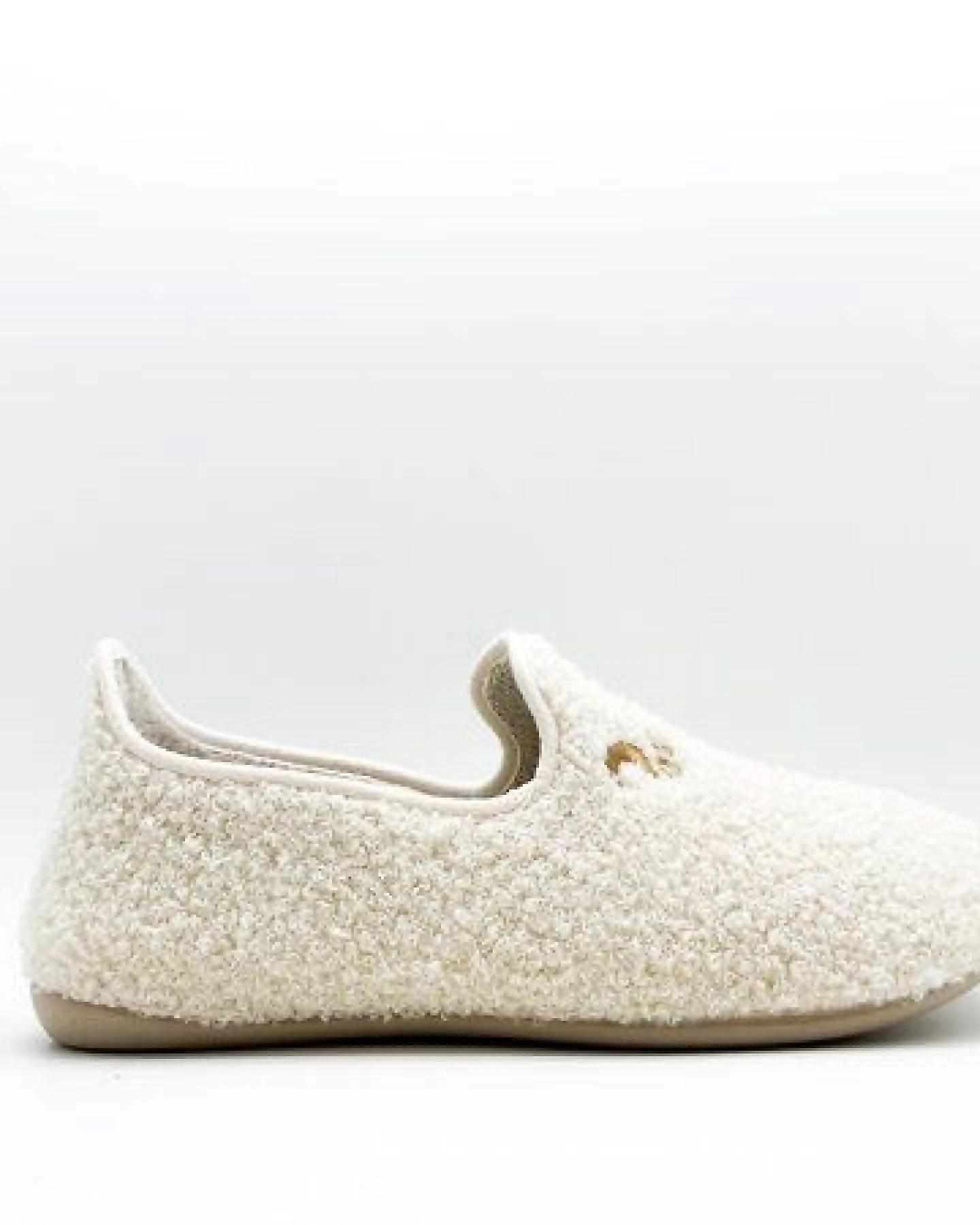 Veganer "thies ® Rec Teddy Closed Slipper" aus ultraweichem, recyceltem Fell – Ansicht 2