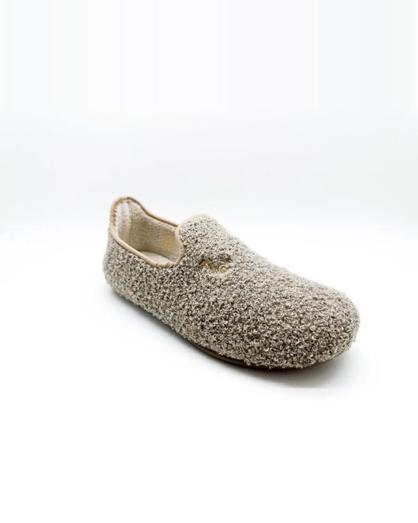 Veganer "thies ® Rec Teddy Closed Slipper" aus ultraweichem, recyceltem Fell – Ansicht 3