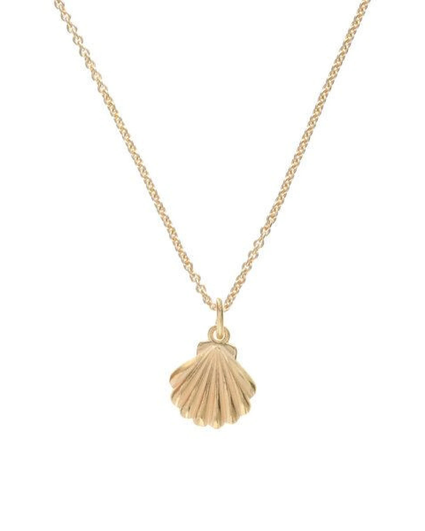 BELLYBIRD Jewellery Halskette - kleine Muschel, Anhänger/ Silber/ Silber vergoldet – Ansicht 3